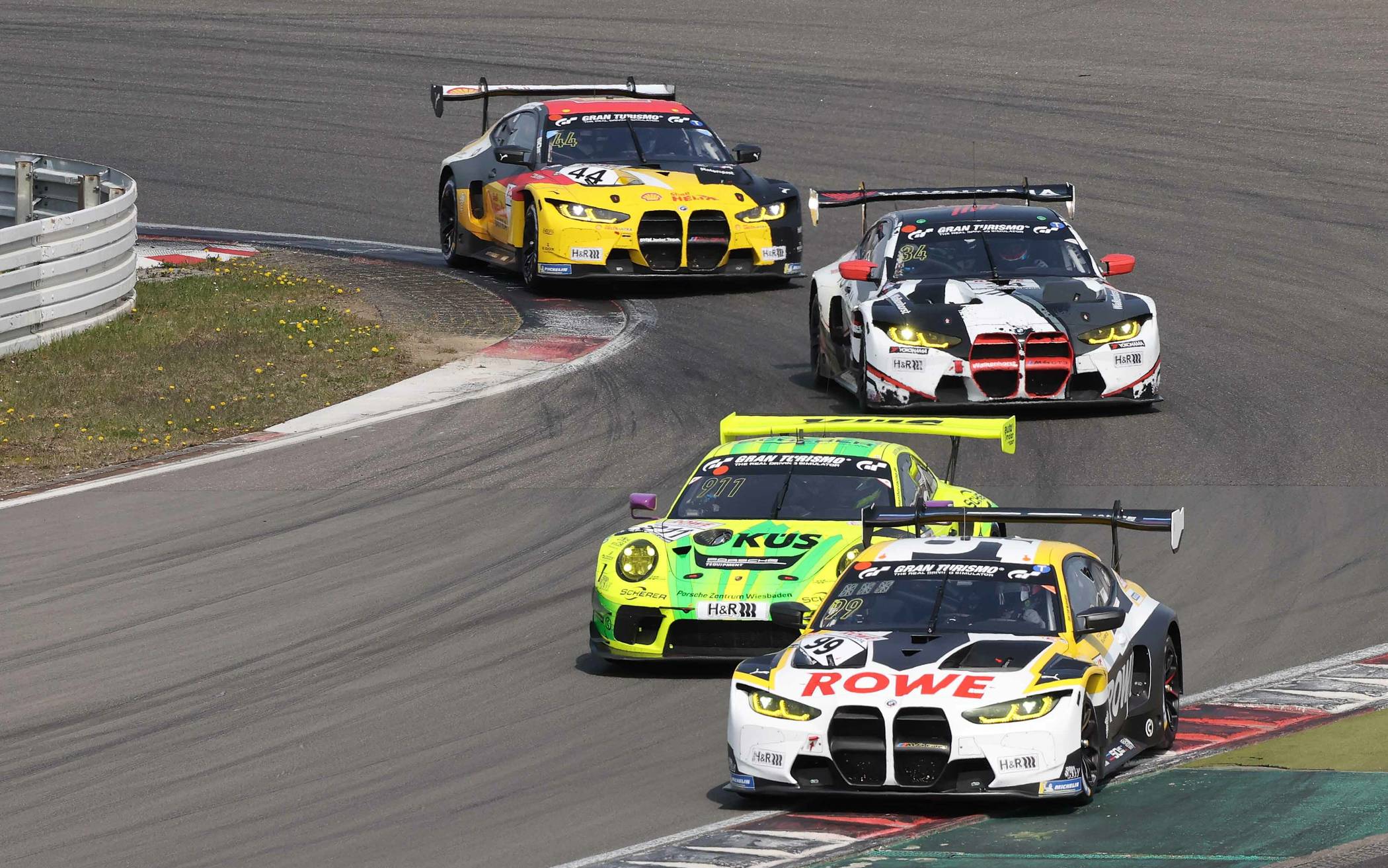 Nach circa einer Stunde: die Spitzengruppe