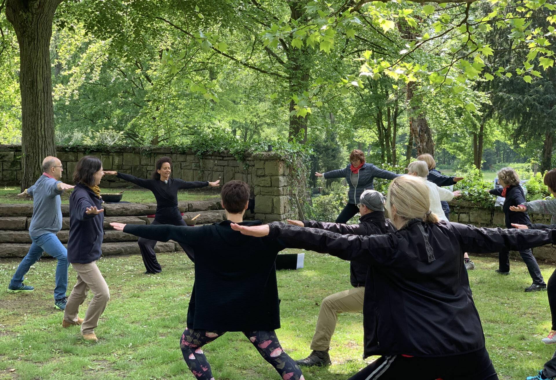 Der Mönchengladbacher Hauptfriedhof mit seinem weitläufigen