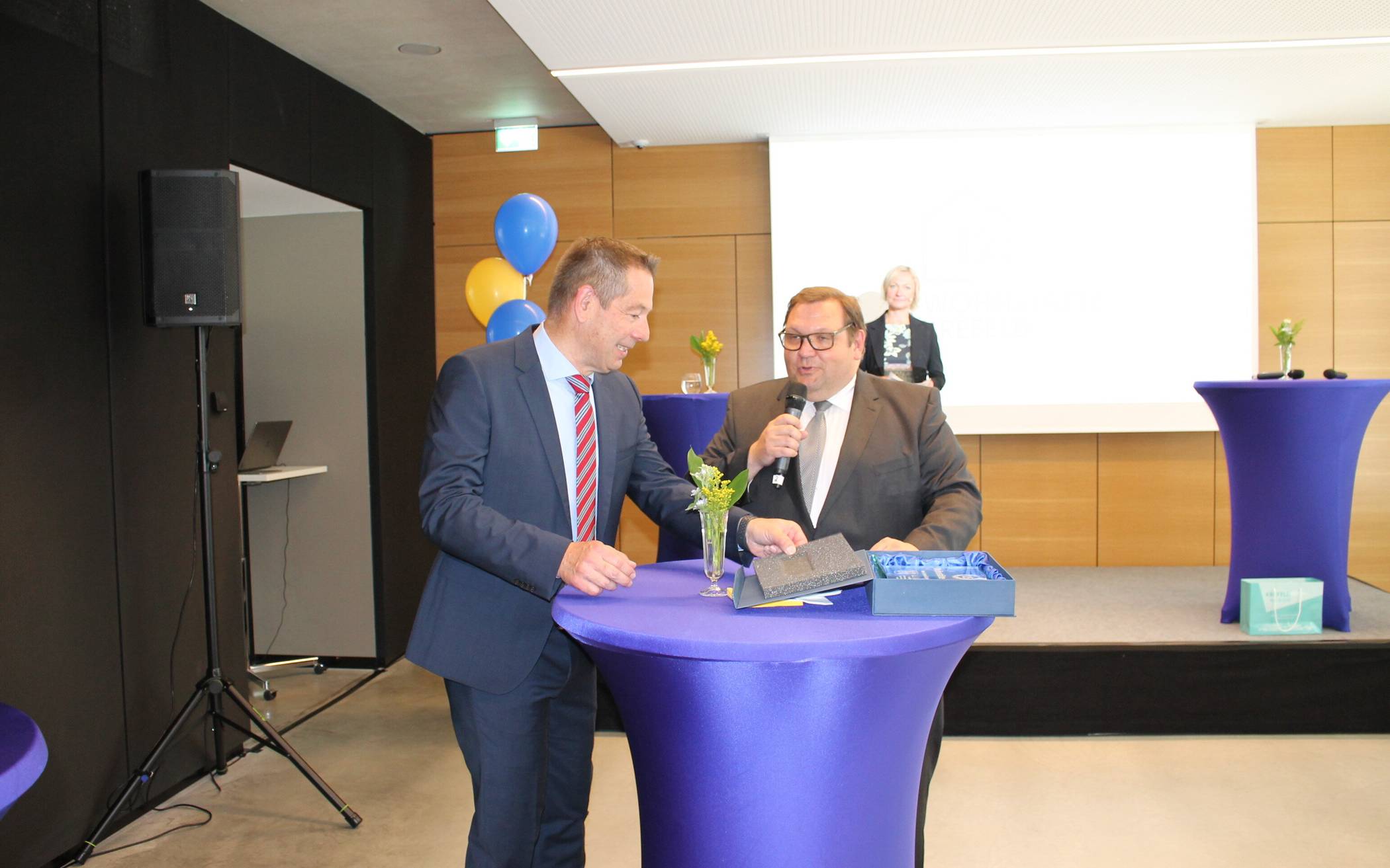 Oberbürgermeister Frank Meyer, hier im Gespräch