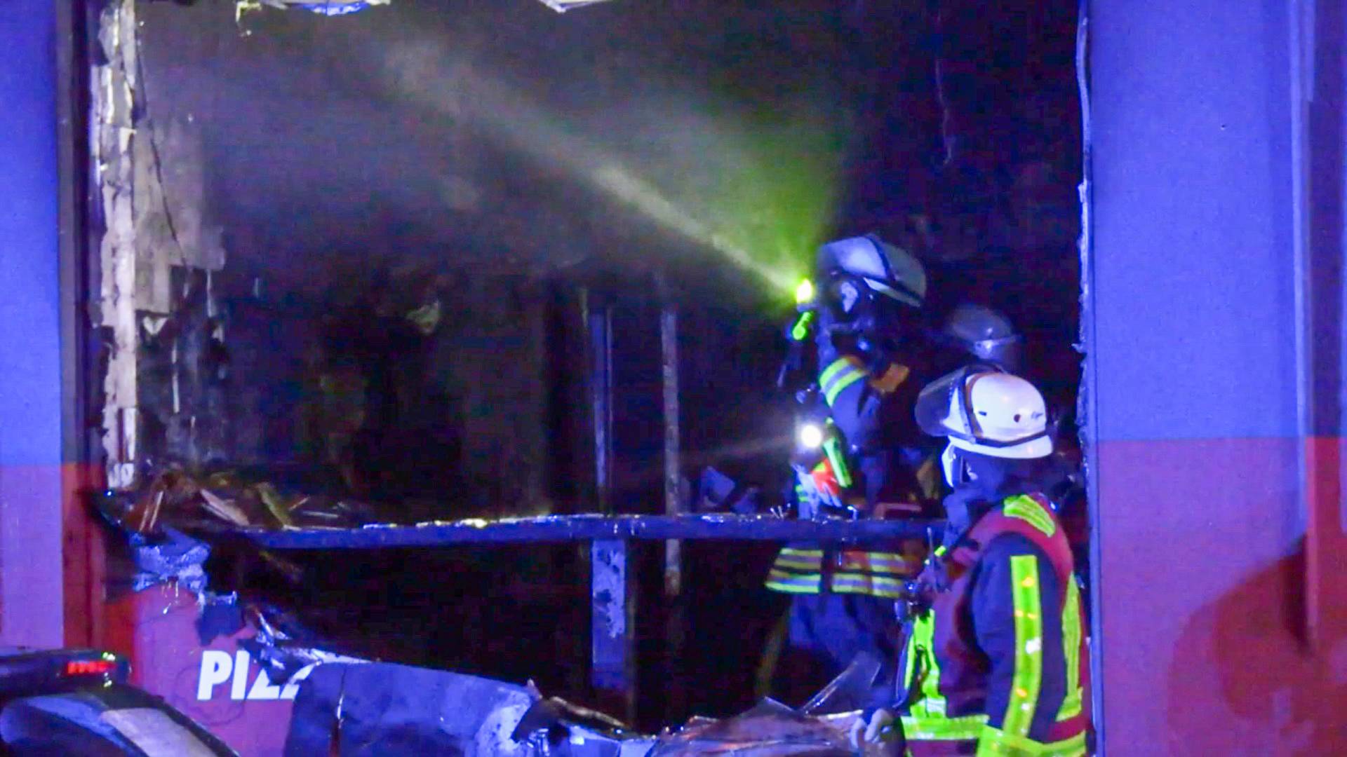 Ermittlungen wegen schwerer Brandstiftung