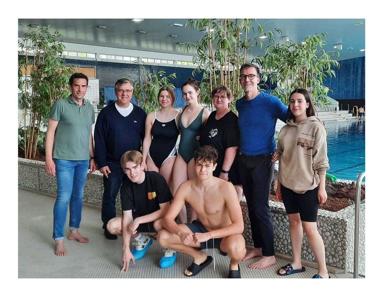 Die Unterstützer der Schwimmkurse: Jens Sattler,