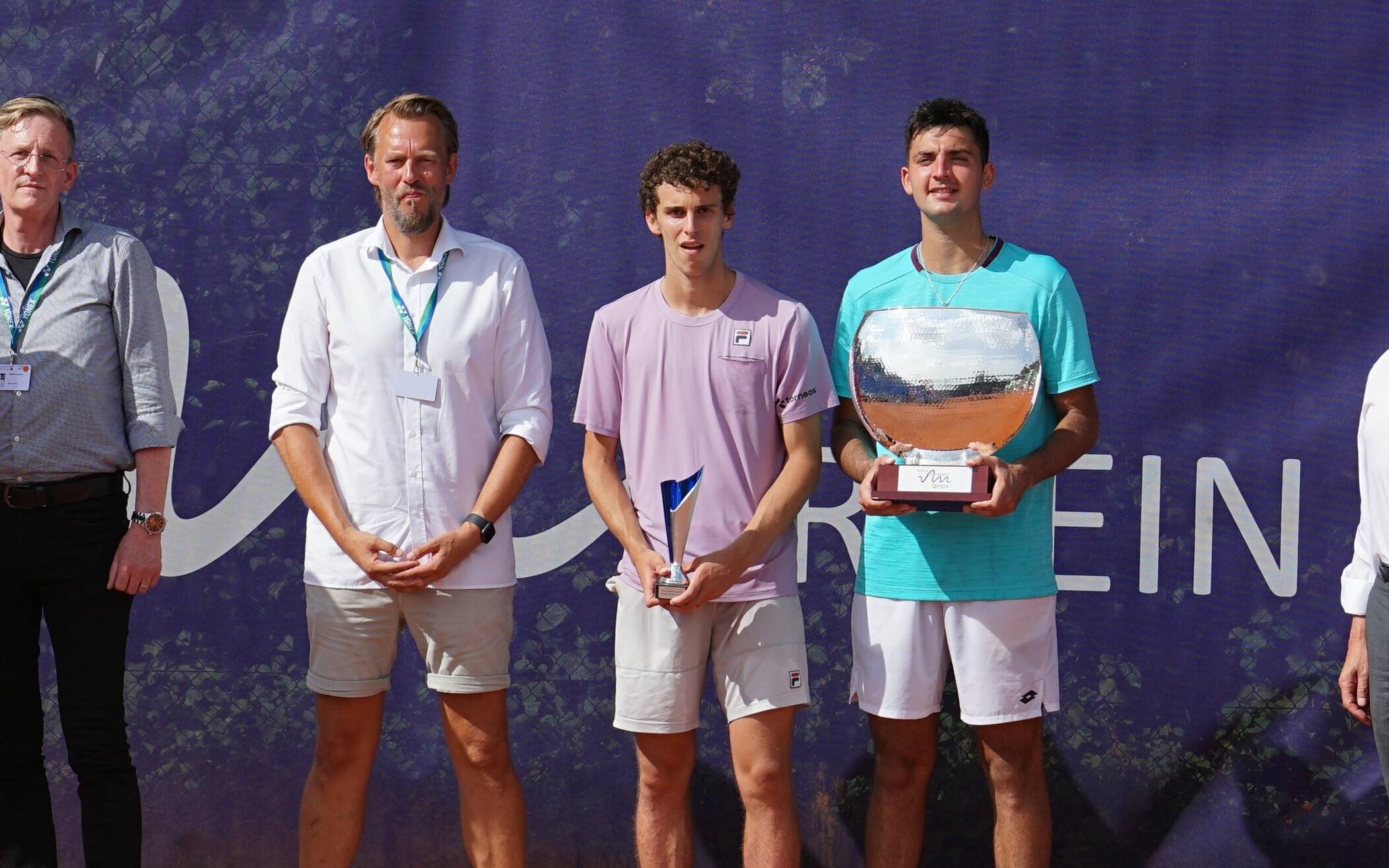  Tomás Barrios Vega (2.v.r.) siegte 2021 bei den Rhein Asset Open. 