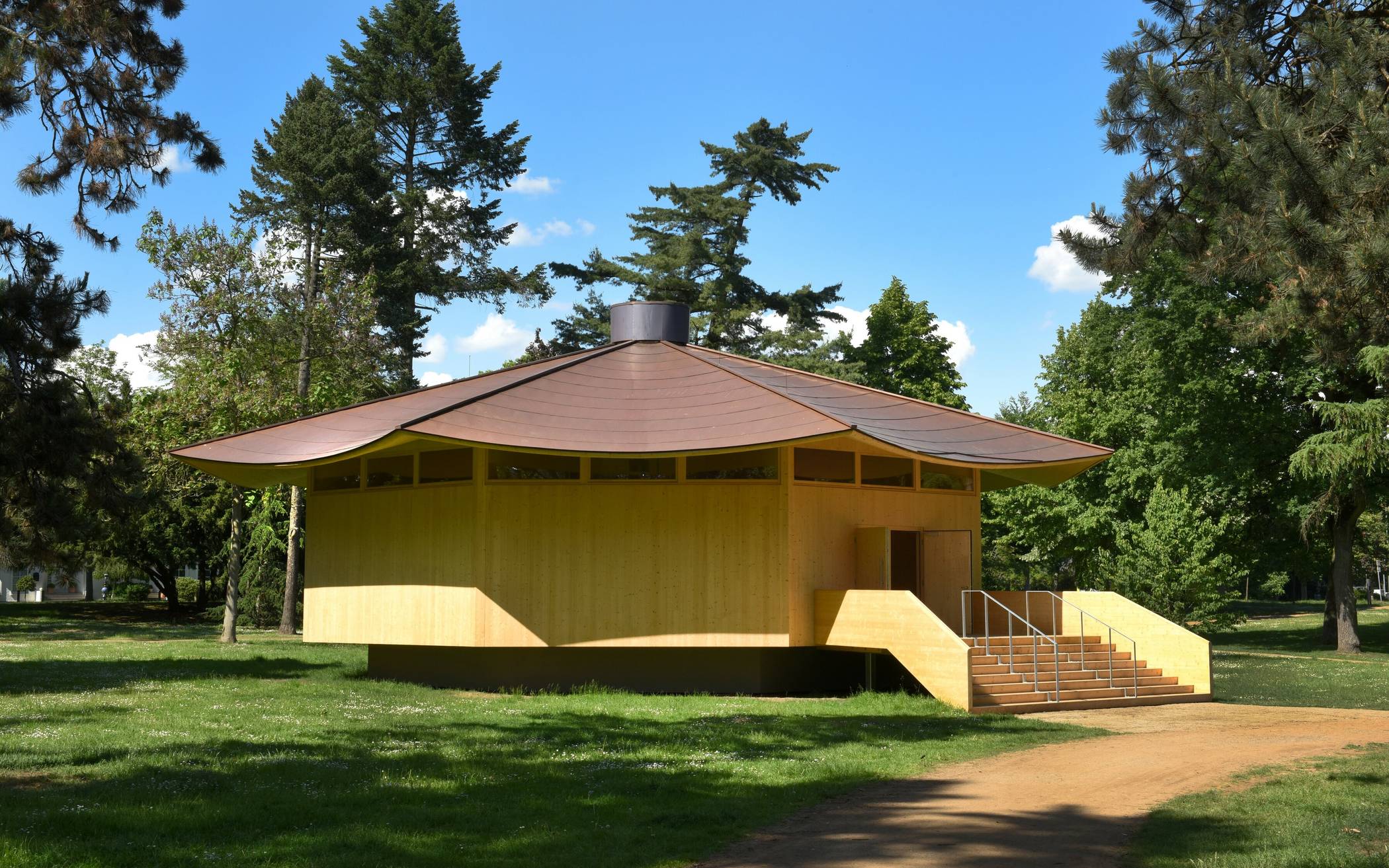 Der Schütte-Pavillon im Kaiserpark an der