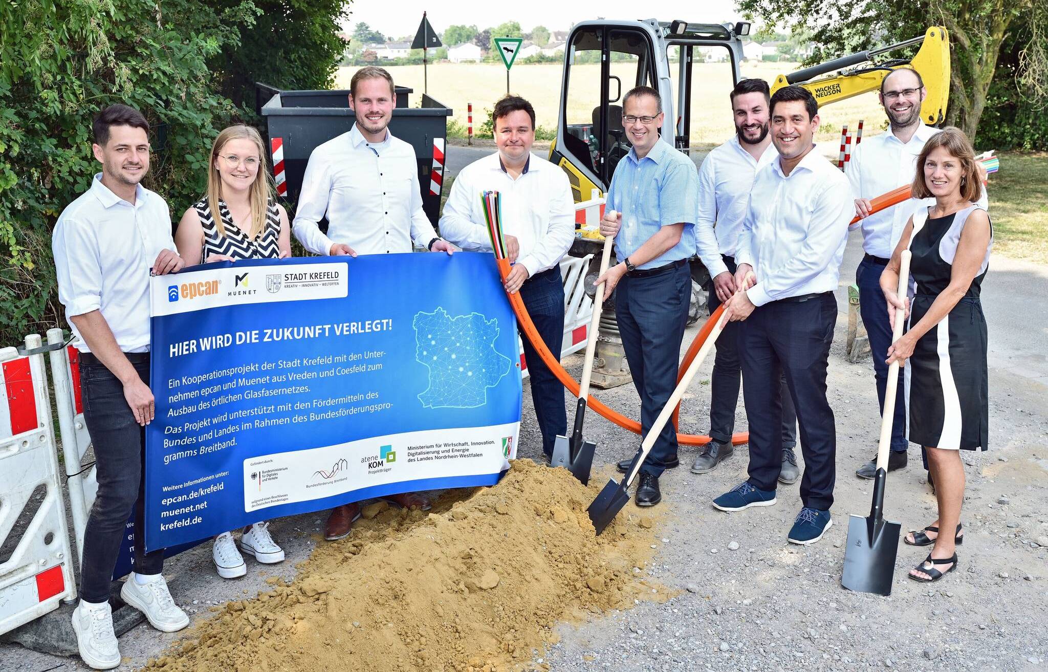 Glasfaser-Ausbau in Krefeld geht weiter voran