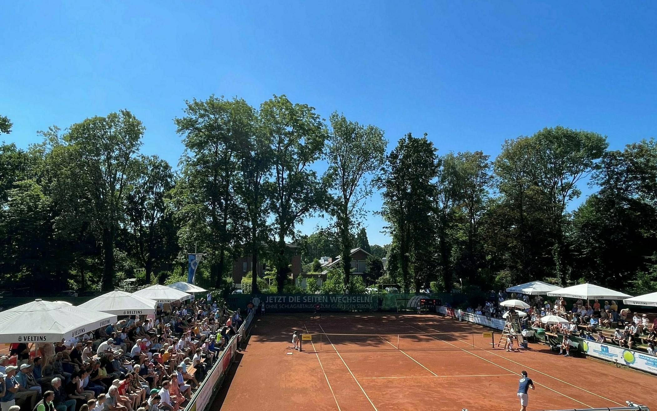 Die Naturtribünen im Stadtwald dürften heute