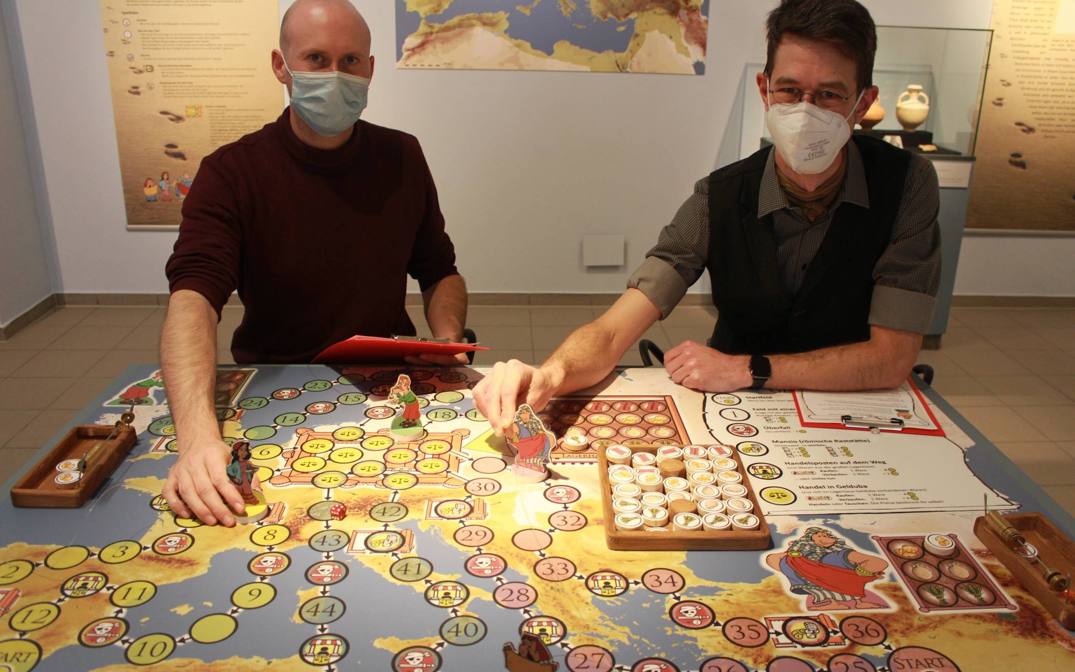 Amüsant: Im Archäologischen Museum an der