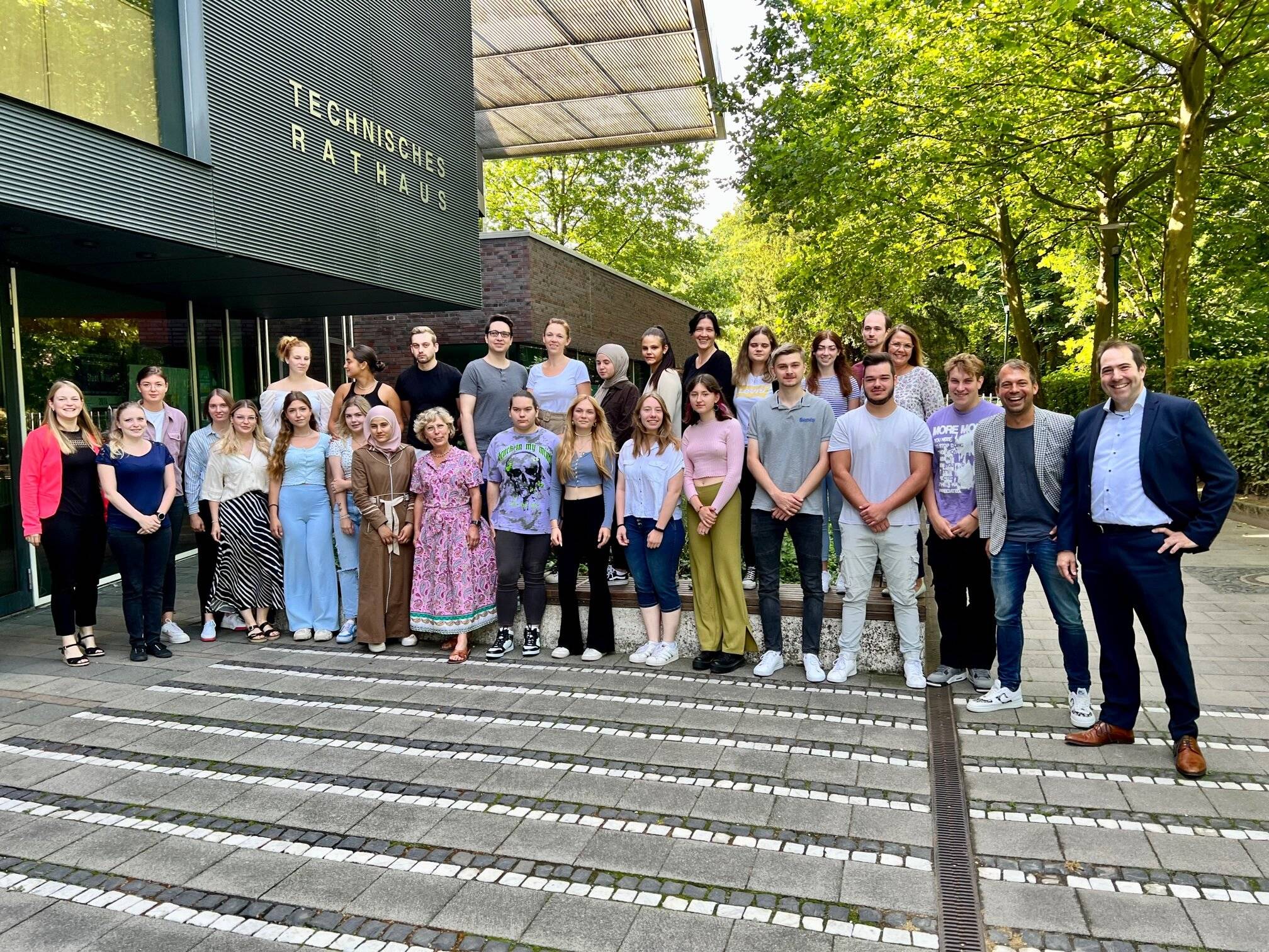 Jetzt gab es eine Einführungsveranstaltung für die neuen Azubis bei der Stadt Willich.  