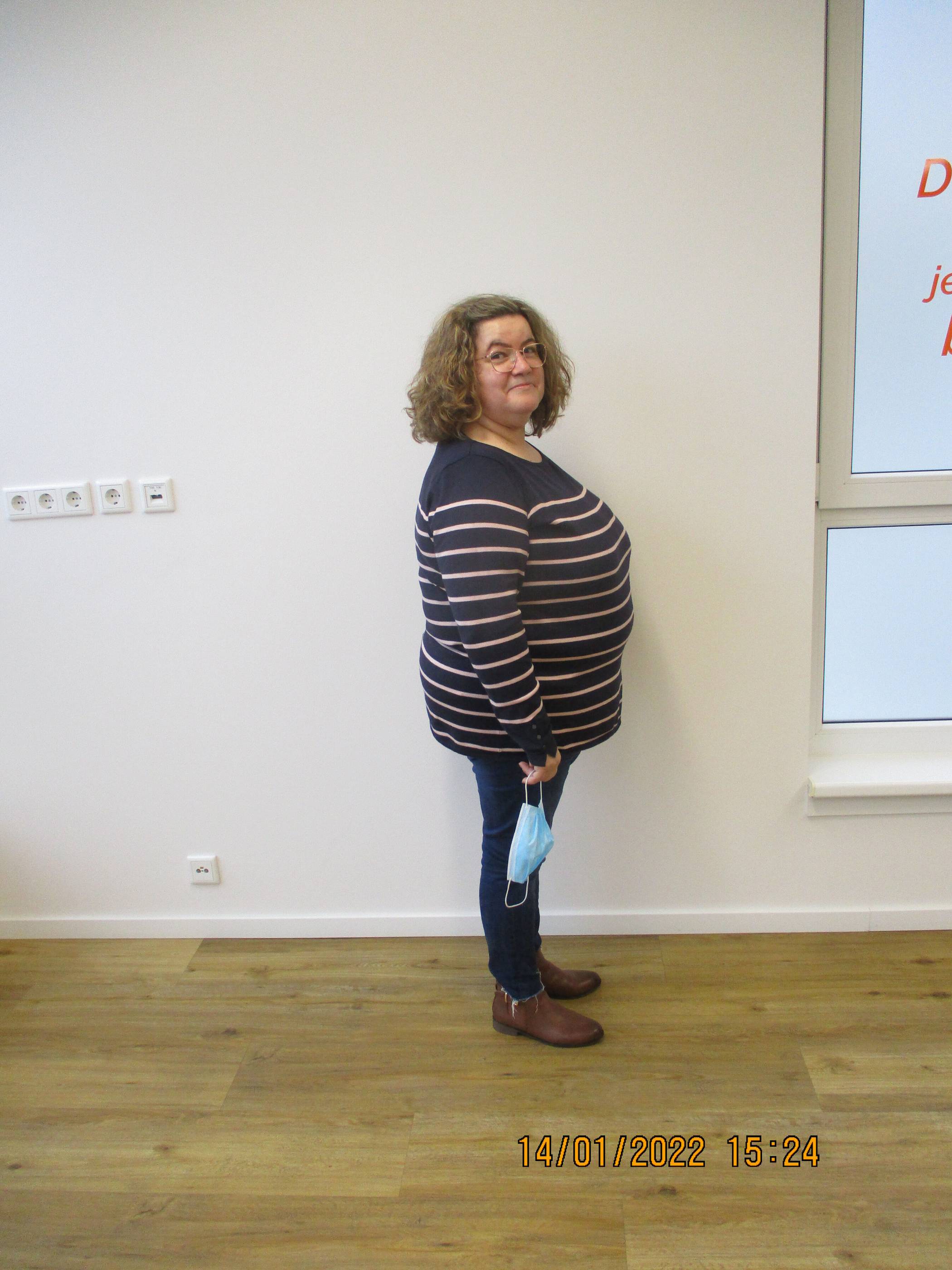  Die Zeiten, in denen sie sich am Treppengeländer hochziehen musste, sind für Teresa Palma vorbei: Seit Mitte Januar hat sie 24 Kilo abgenommen. 