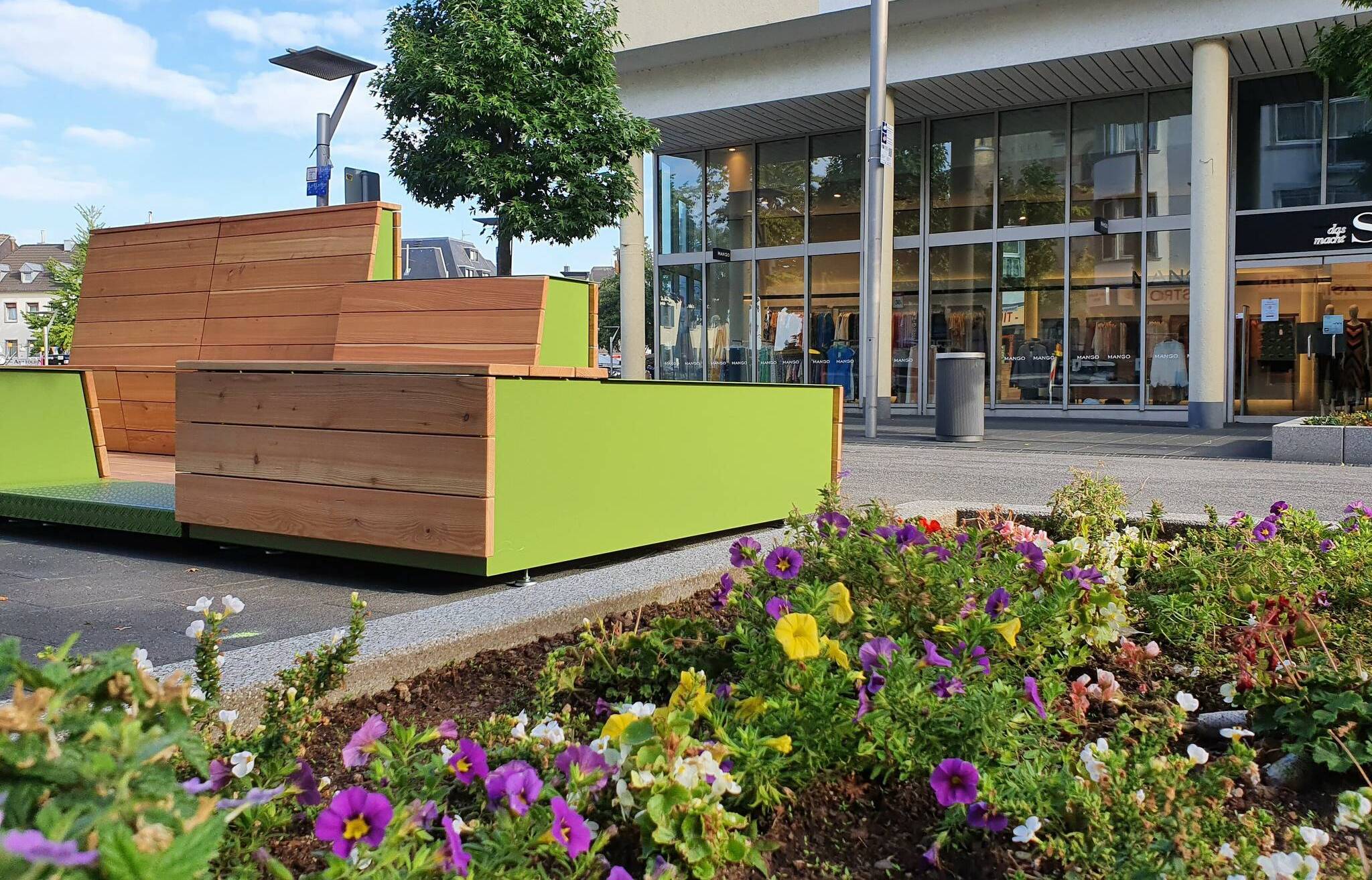 Die neuen Sitzmöbel schaffen Oasen der