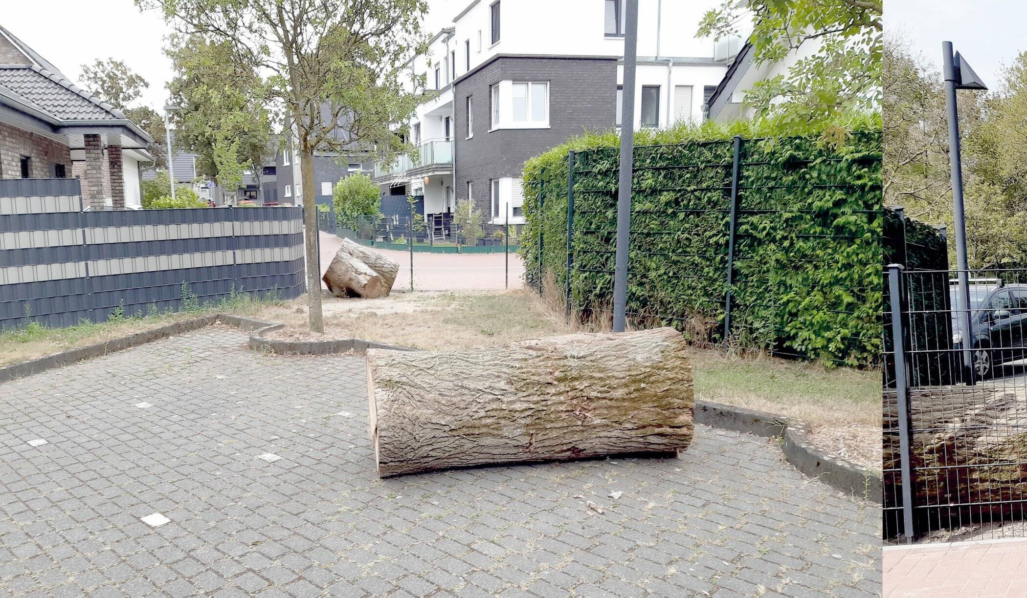 Der Schaden beträgt ca. 600 Euro.