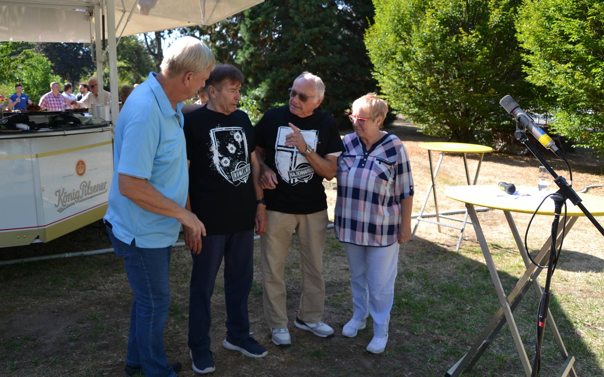 Ferdi Seidelt bestand auf Aufstellung in der Lesereihenfolge „Rumeln-Kaldenhausen“...