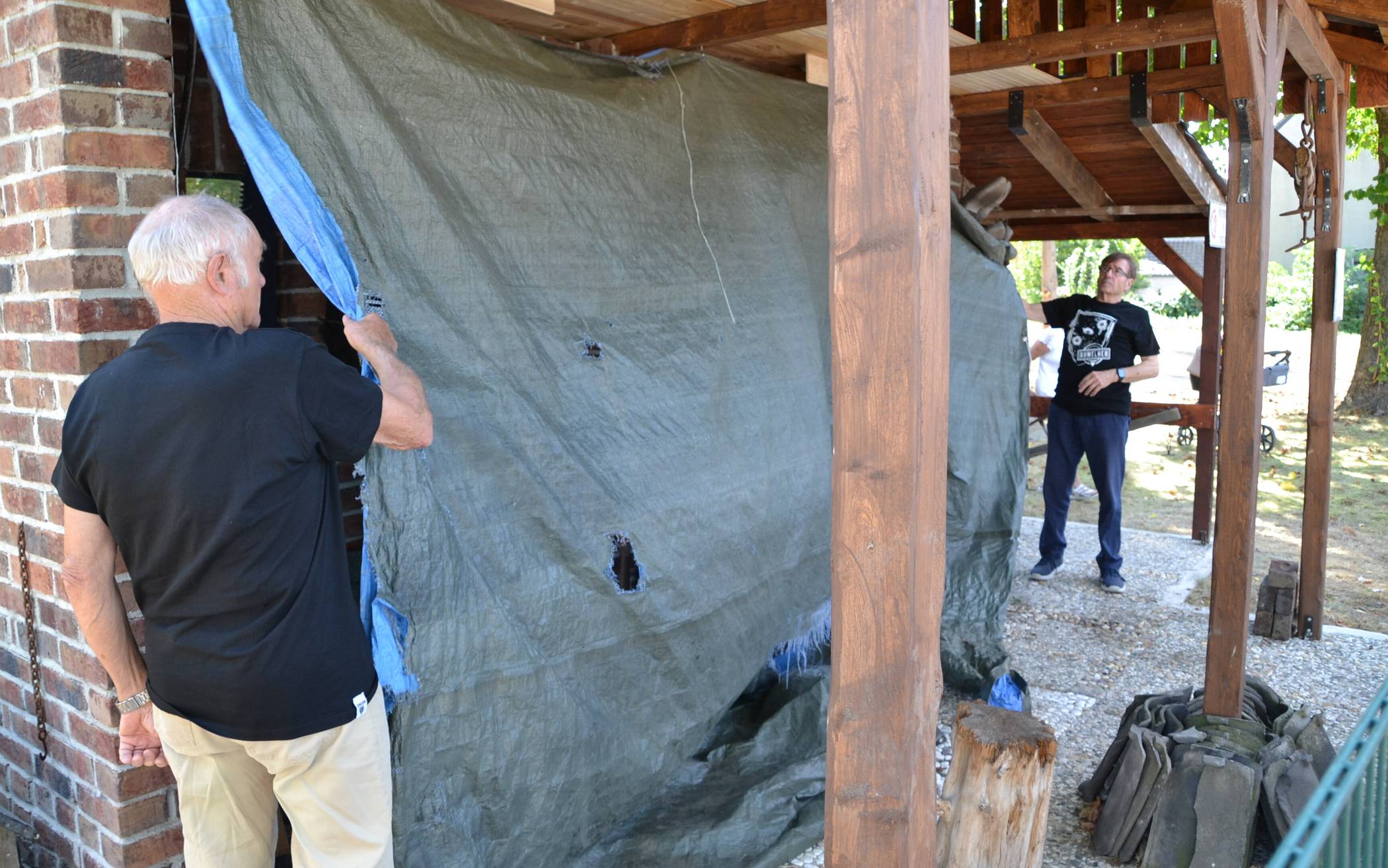 Und dann wurde die Bauernremise...