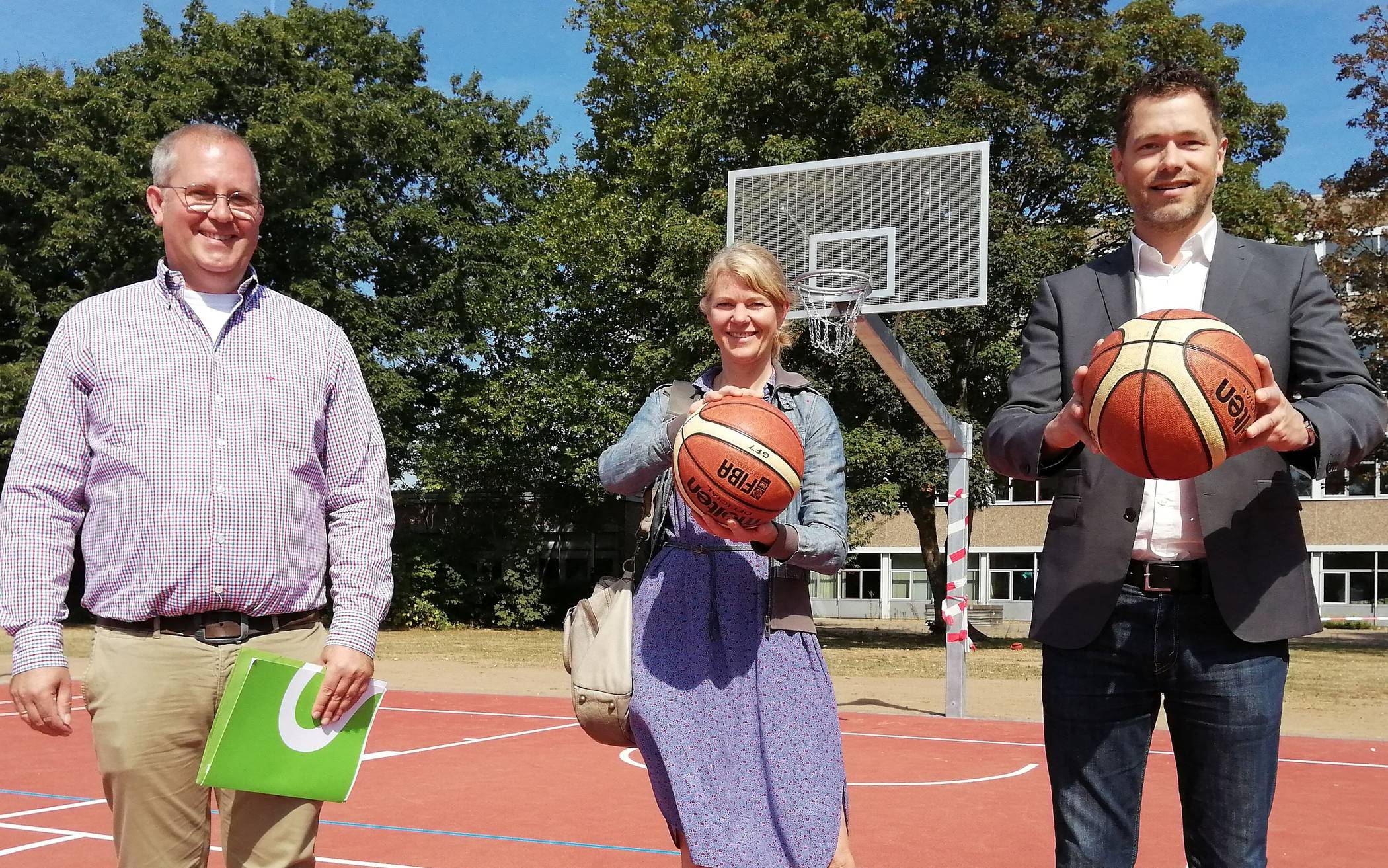 Freuen sich über die neue Anlage