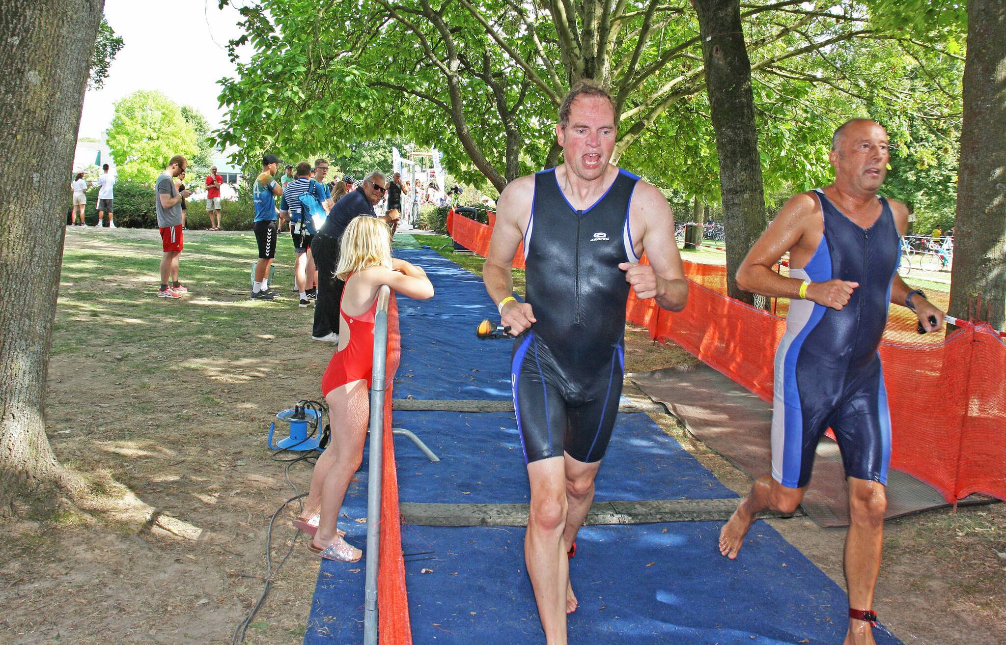 Beim Willicher Triathlon haben die Teilnehmer wieder alles gegeben.  