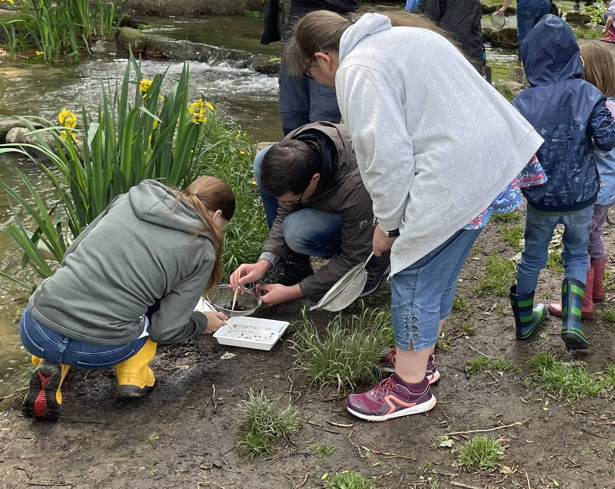  Es geht zum Moersbach. 