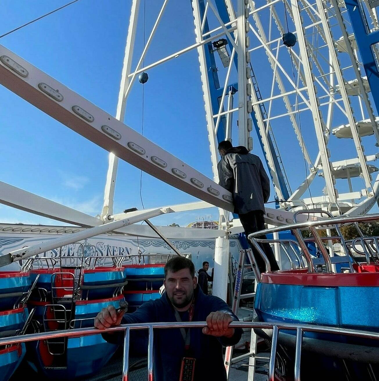 Brian Sock ist Geschäftsführer des Riesenrads „Ostseestern“. 