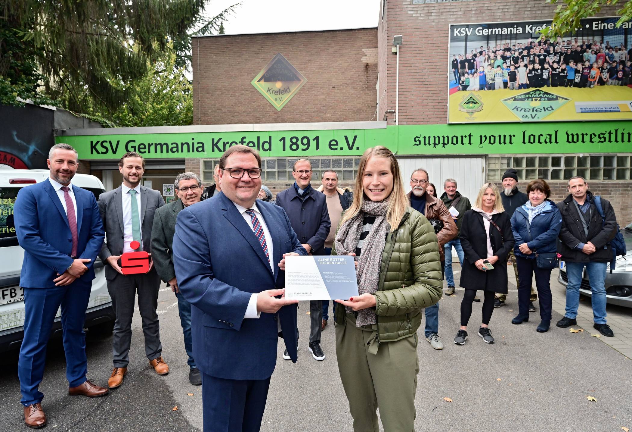 Stolze Olympiasiegerin: Ringer trainieren jetzt in Aline Rotter Focken-Halle