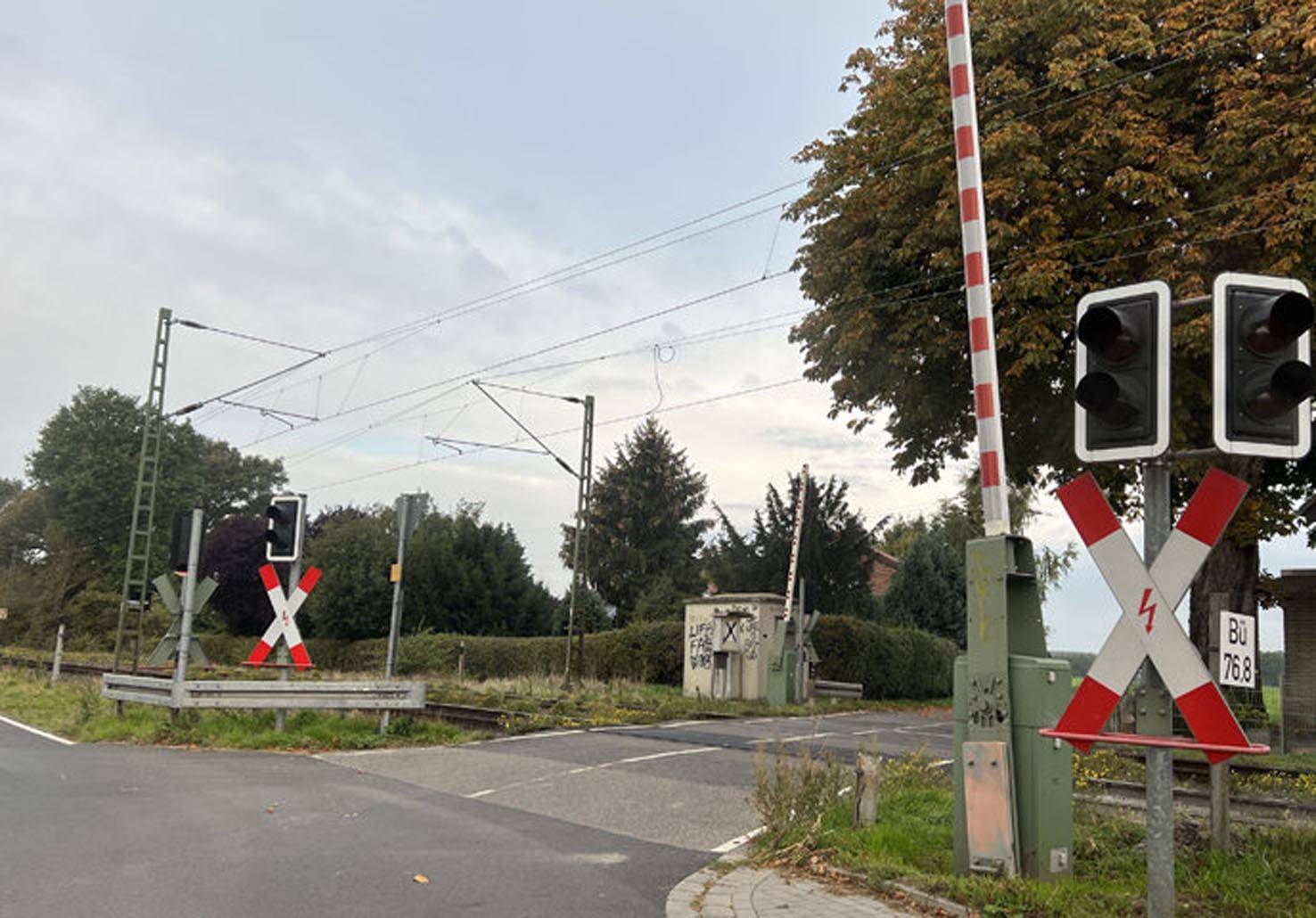 Nur zu Fuß und per Rad rüber 