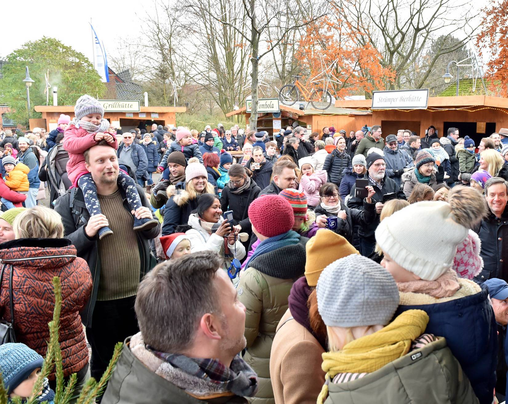  Hoher Andrang dürfte wieder zu erwarten sein, wenn der Strümper Weihnachtsmarkt am kommenden Freitag aus der Corona-Zwangspause zurückkehrt. 