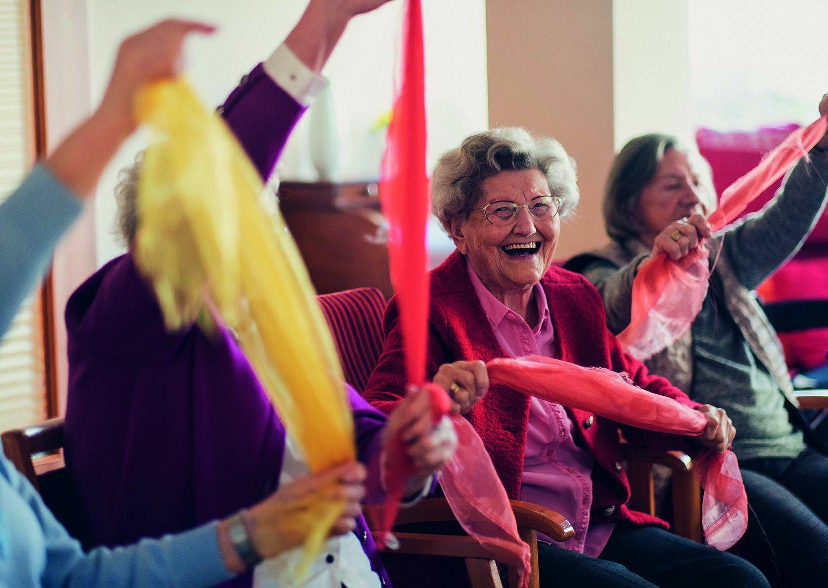 Für wirkungsvolle Seniorengymnastik ist kein besonderes