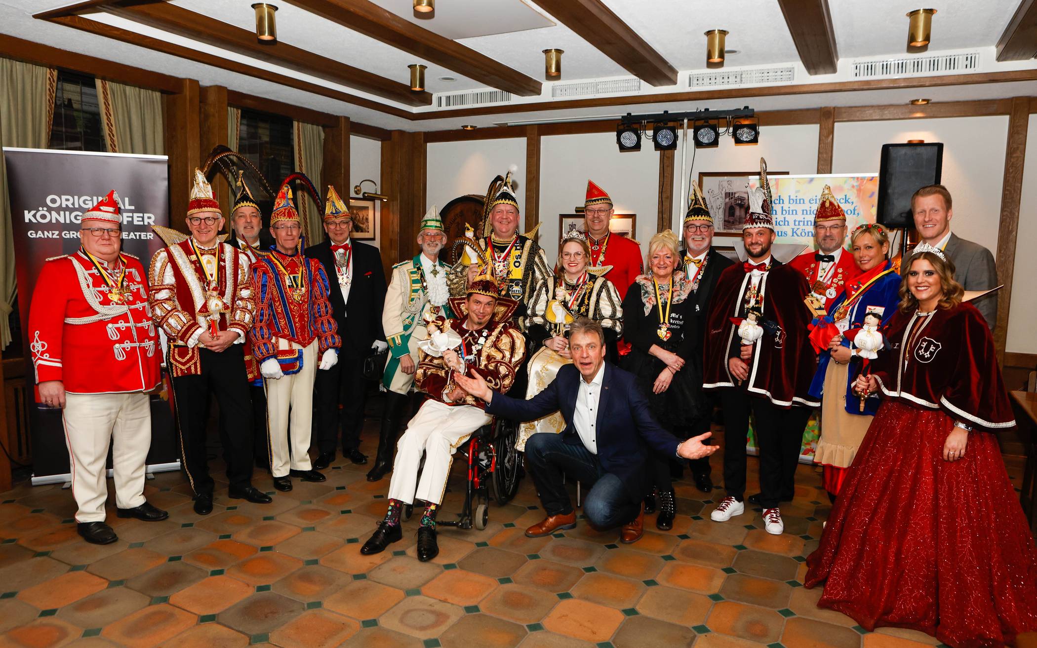 Prinzentreffen am Königshof