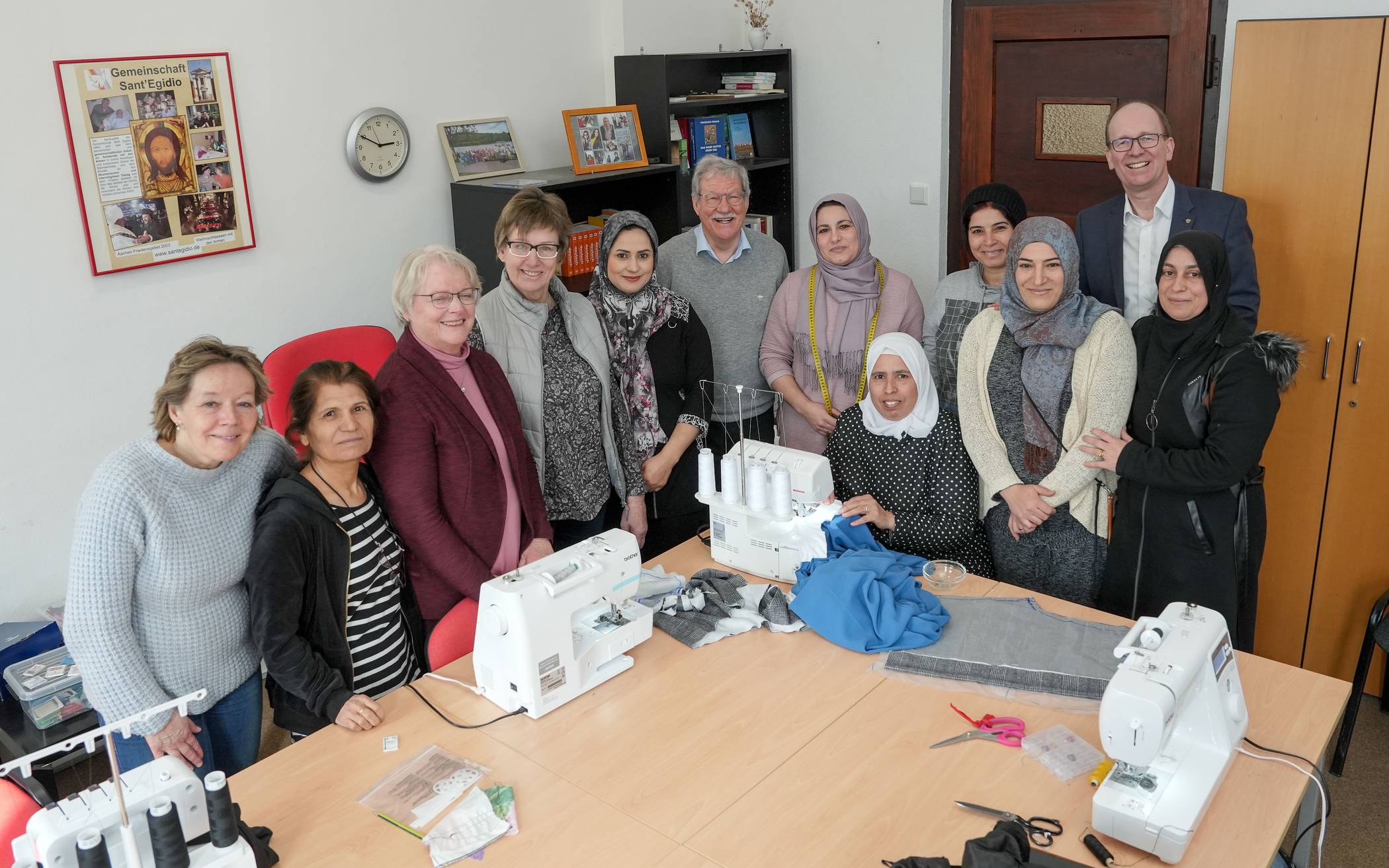 Manuela Brülls (Sant Egidio), die beiden