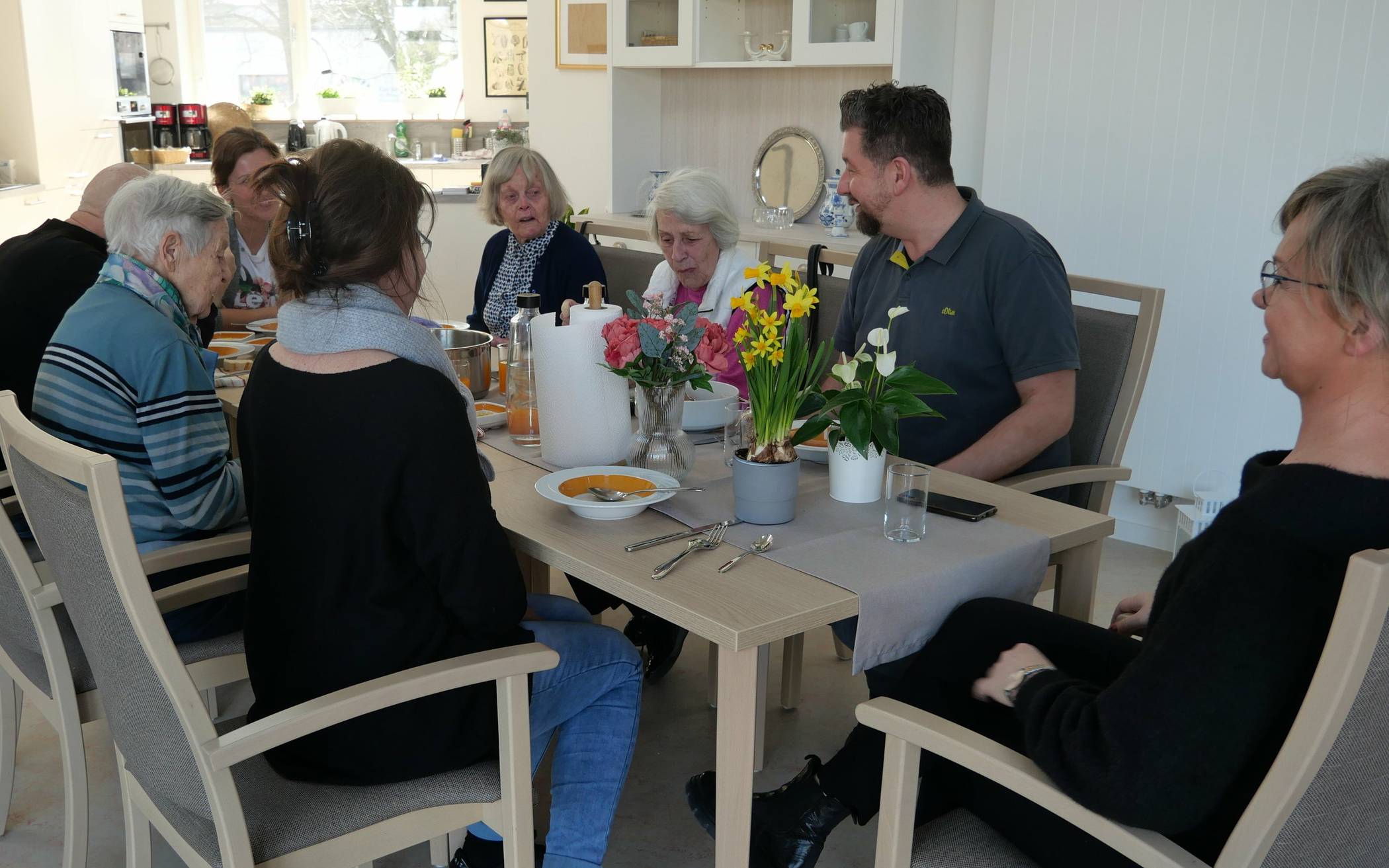 Die Geselligkeit kommt in der neuen