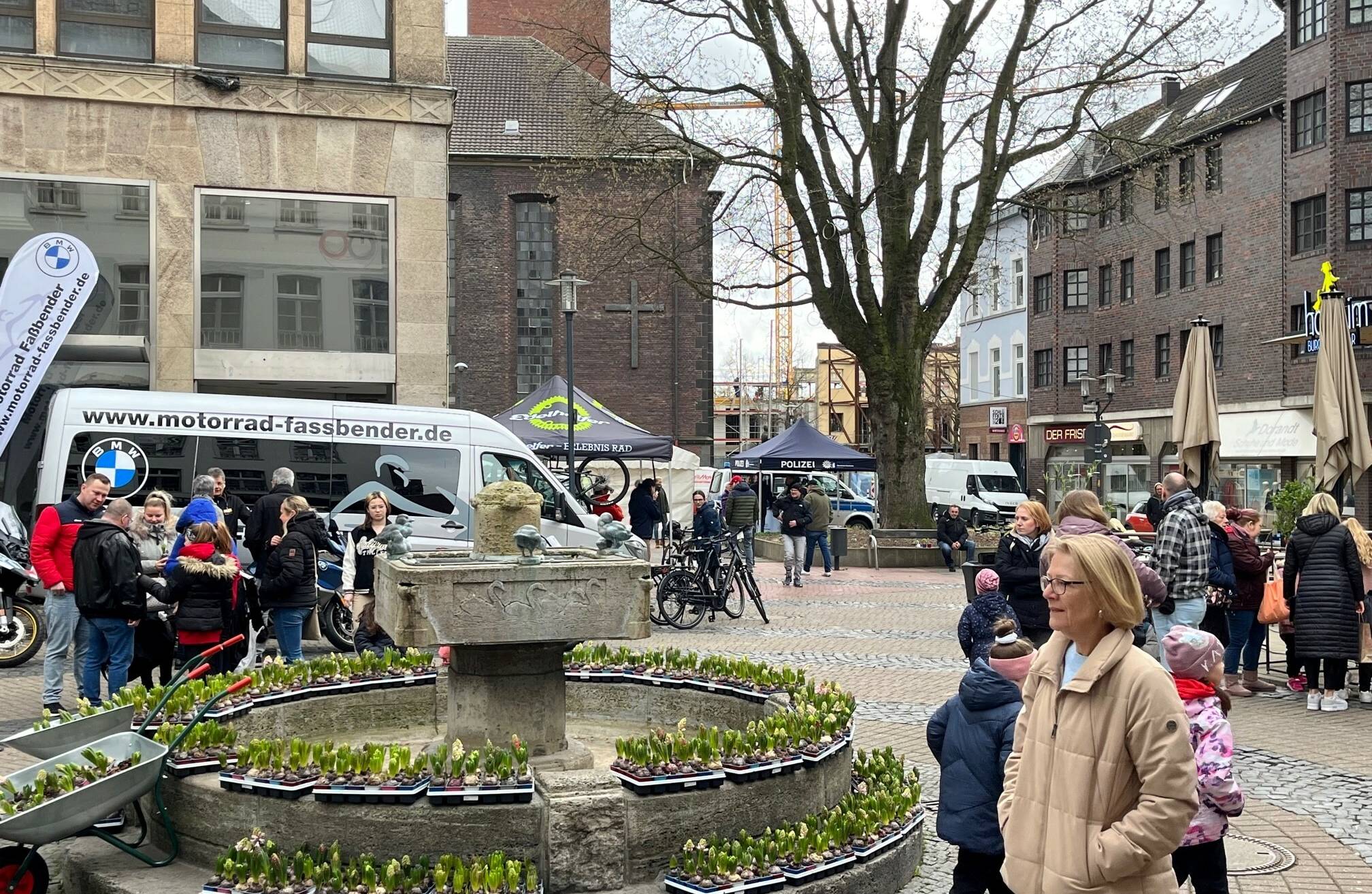 Krefelder Frühling in der City