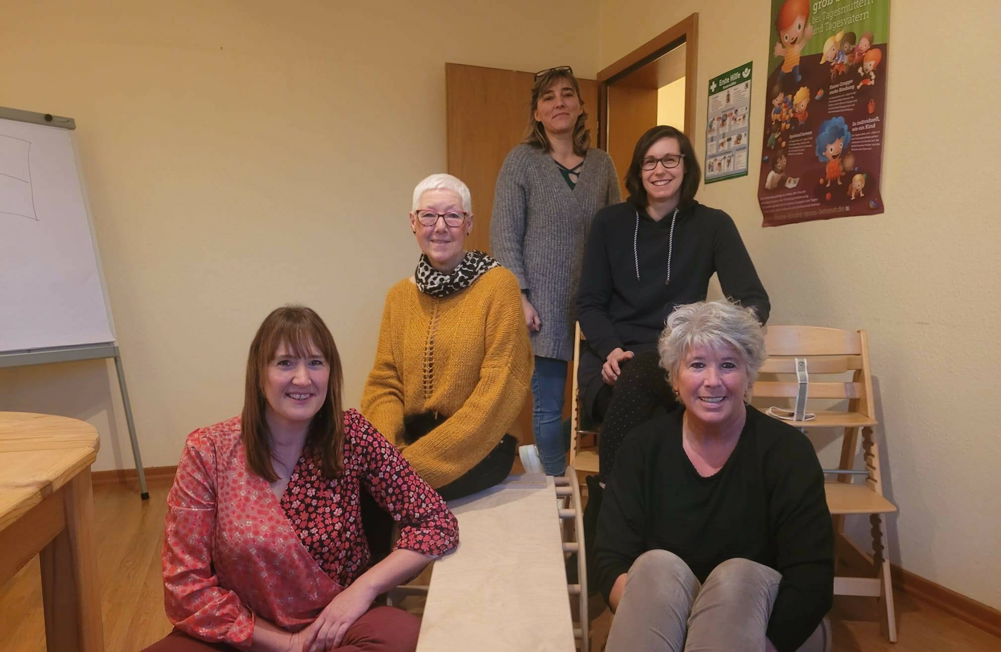 Bitten um Untersttzung für das aktuelle Projekt des Tagesmüttervereins (v.l.): Bianca Mekus-Wilczek, Angelika Schumann, Kirsten Wilken, Sabine Papendick und Brigitte Littgen. 