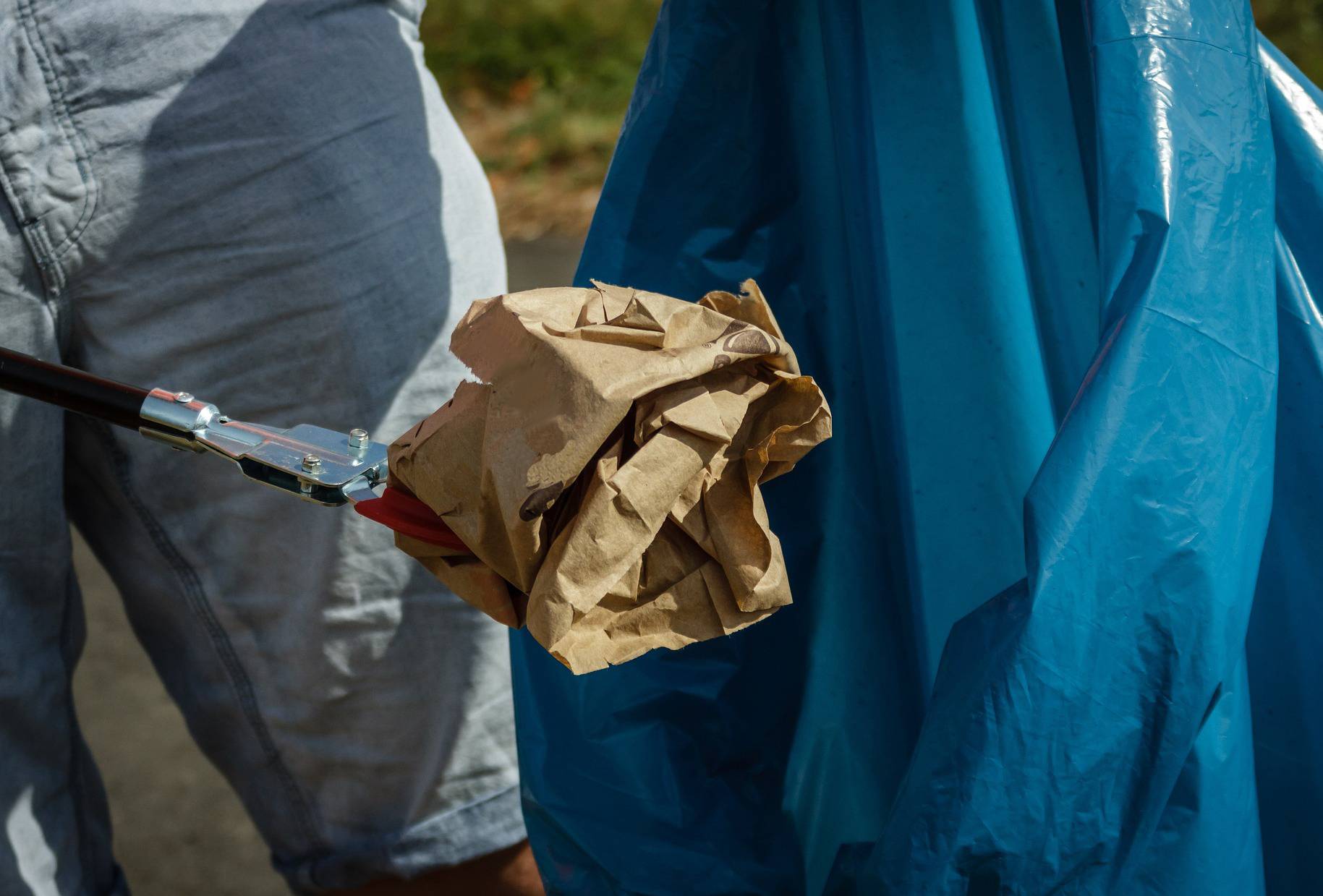 Insgesamt 135 Säcke Müll wurde bei