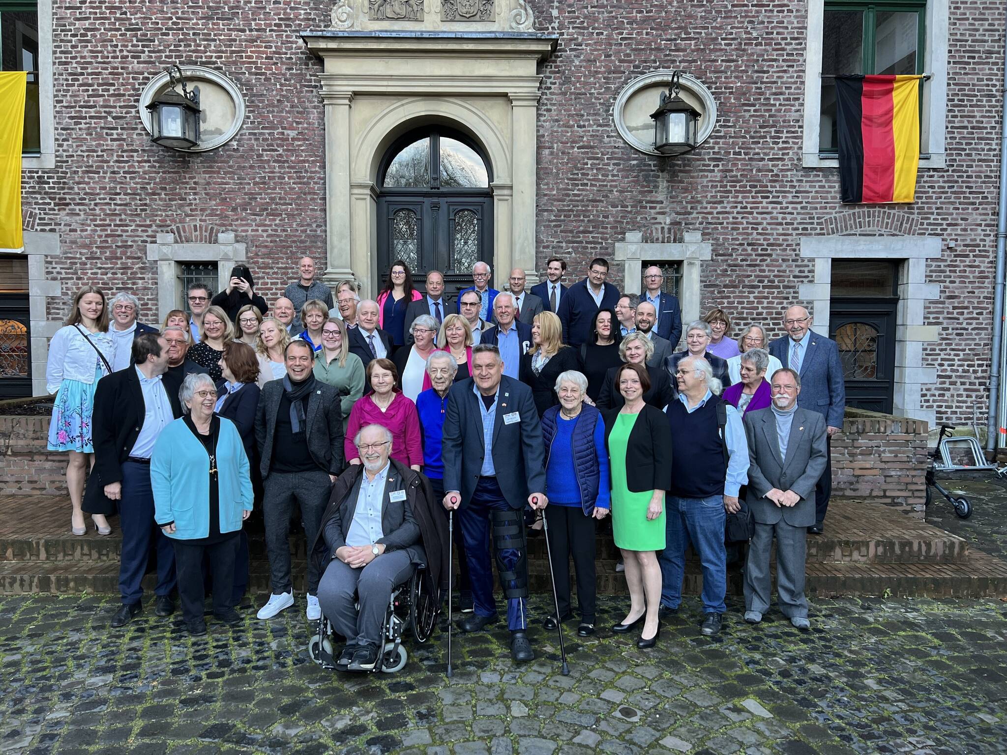  Mit einem Willkommensempfang im Neersener Schloss begann am Mittwochabend die Tagung auf Einladung des Deutsch-Lettischen Freundeskreises. 
