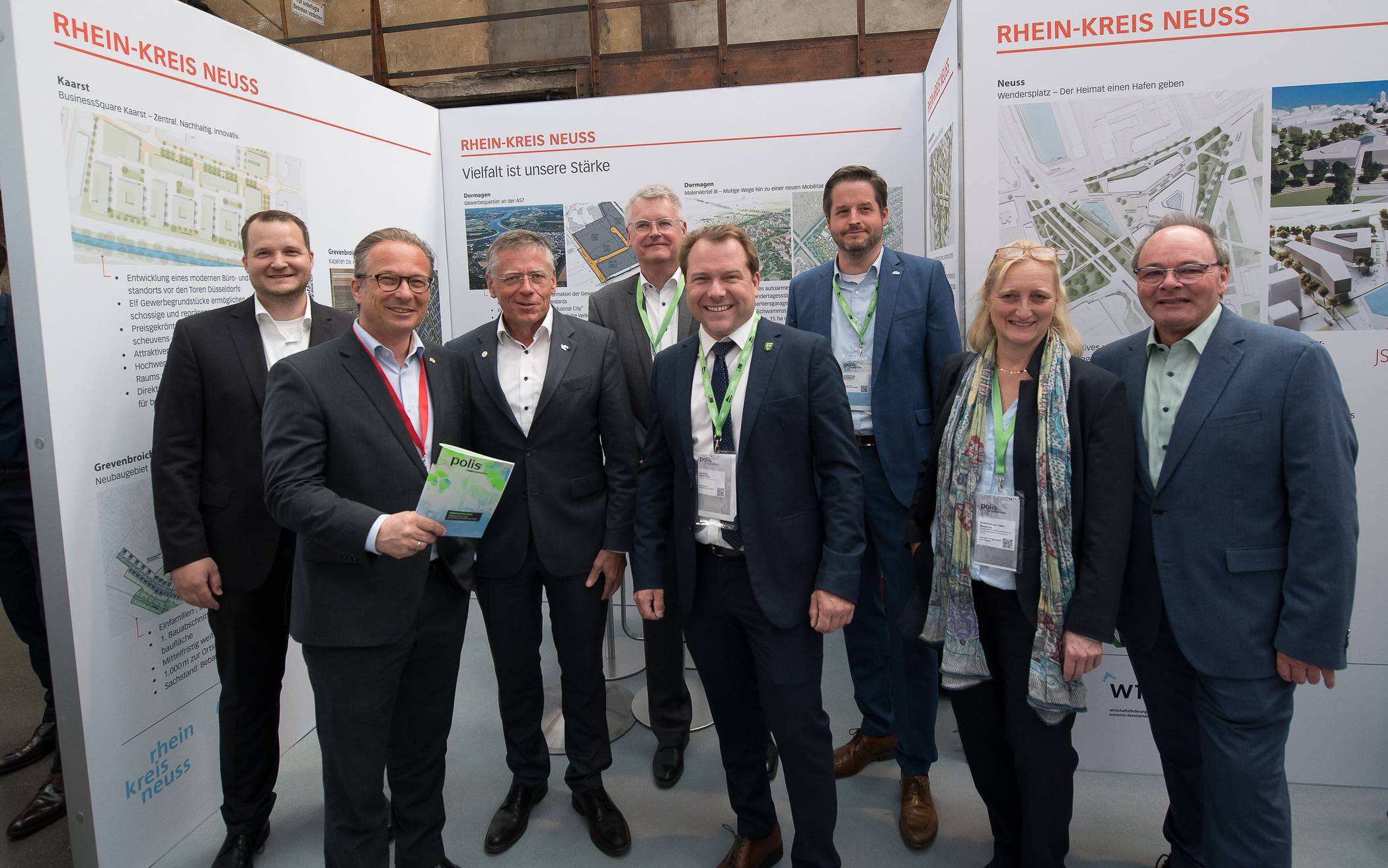 Gemeinsam bei der „Polis Convention“ im