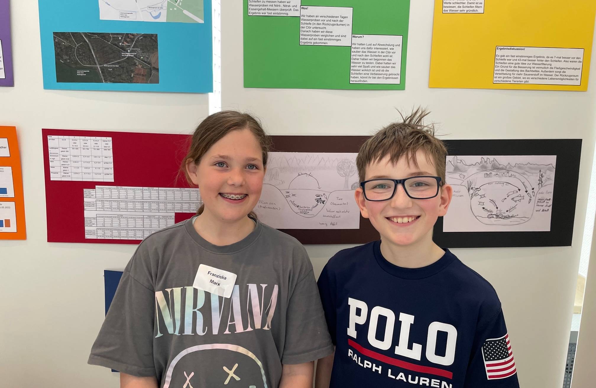 Franziska Marx und Davis Aretz.