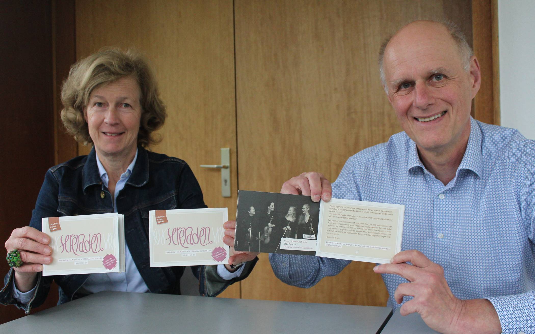 Empfehlen das neue Jahresprogramm: Krefelds Kulturbeauftragte