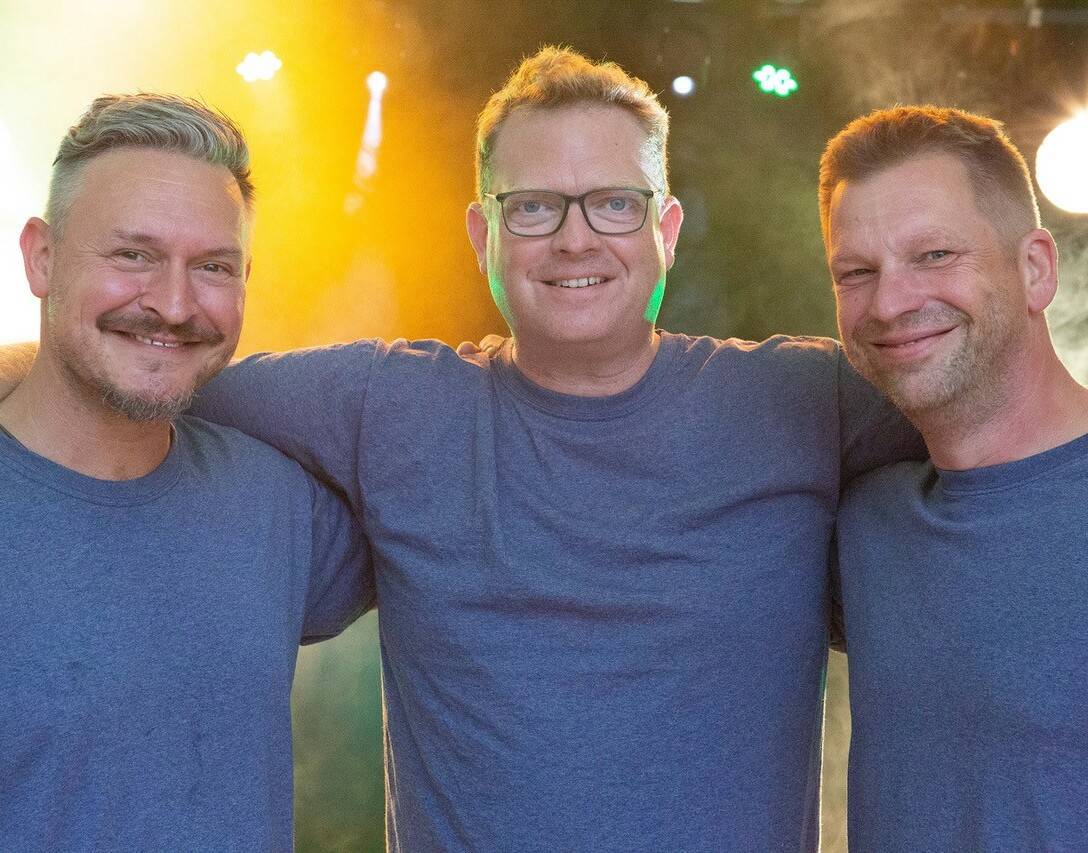 Die Veranstalter von Grenzgold 2023 (v.l.): Alexander Vitt, Marcel Fritz und André Dückers. 