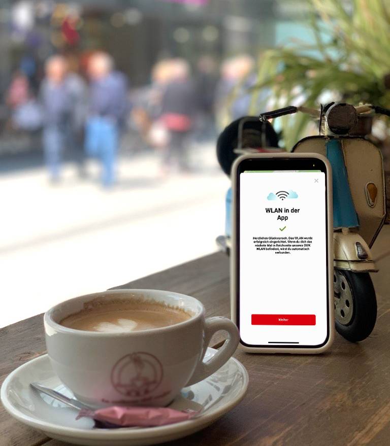  Die SWK haben mit Unterstütztung der Werbegemeinschaft Krefeld freies „CityWLAN“ in der Innenstadt installiert. 
