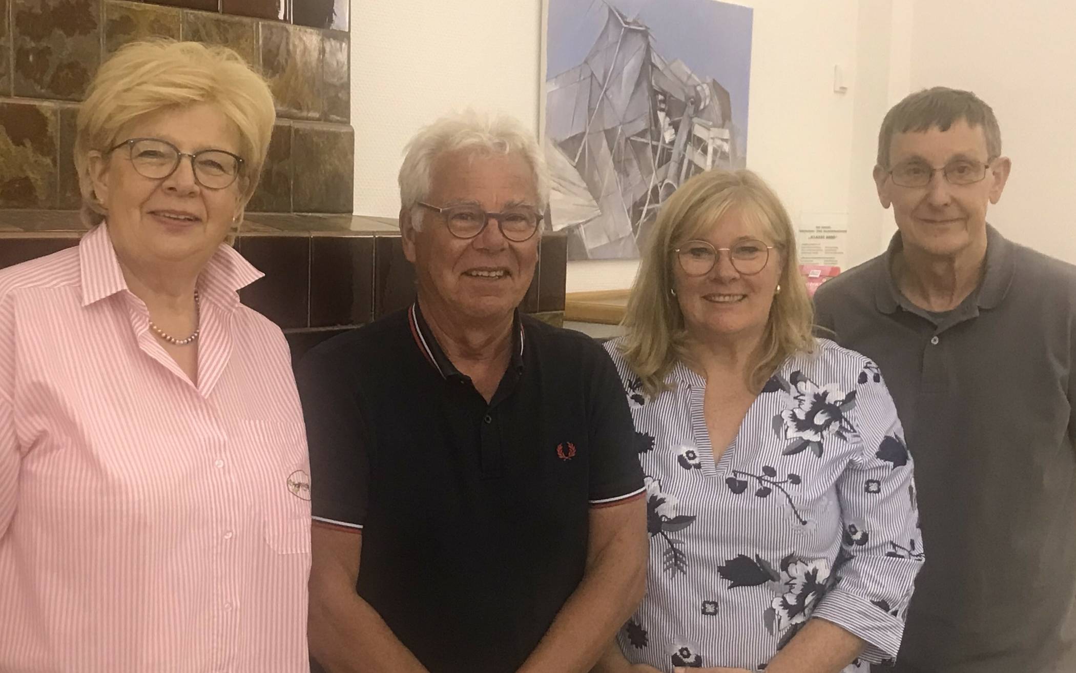 Der Fraktionsvorstand der Meerbuscher SPD (v.l.):