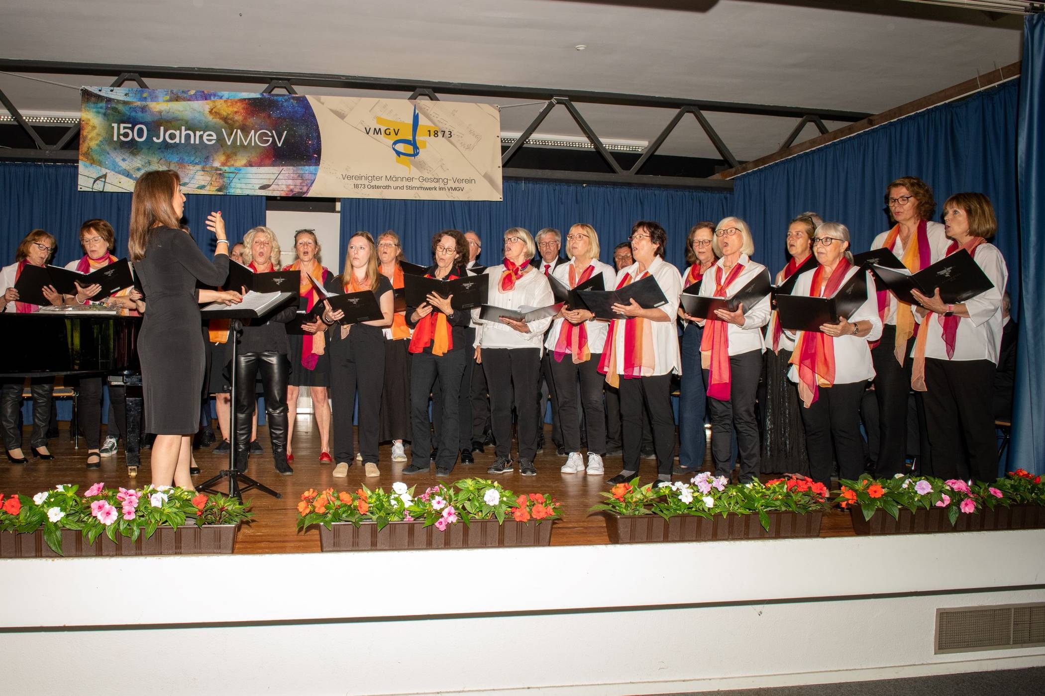  Der gemischte Chor „Stimmwerk“ des VMGV überzeugte mit seinen Liedbeiträgen. 