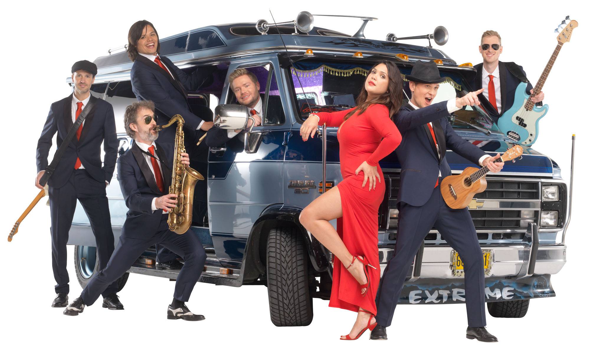 Die Hermes House Band, Europas Partyband Nr. 1, rockt das Turmfest am Samstagabend.