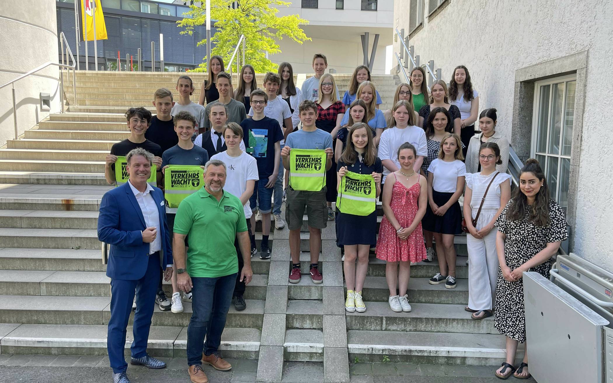 Bürgermeister Christoph Fleischhauer und Jörg Nitschke,