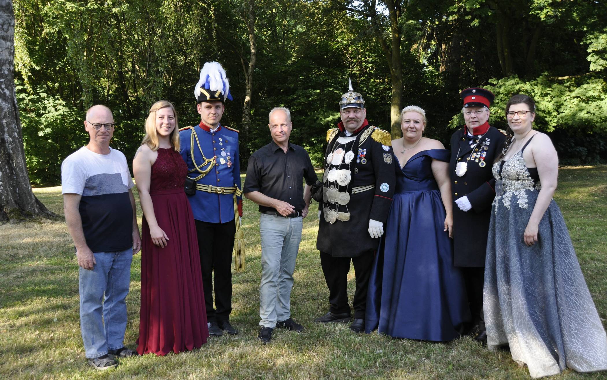 Hans Gillessen (1. Gildemeister); Rebecca Michalczik