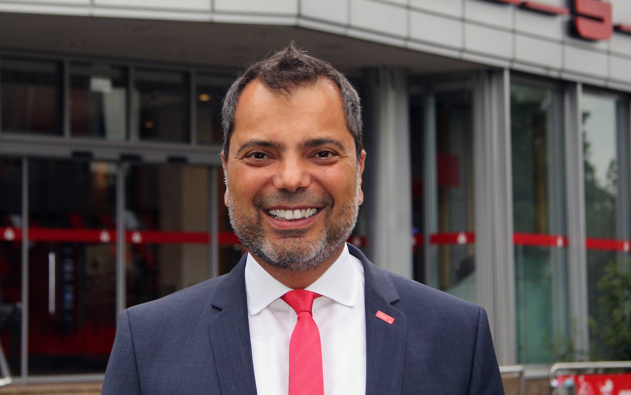 Sparkassenchef Giovanni Malaponti.&#x21e5;Foto: Sparkasse am Niederrhein