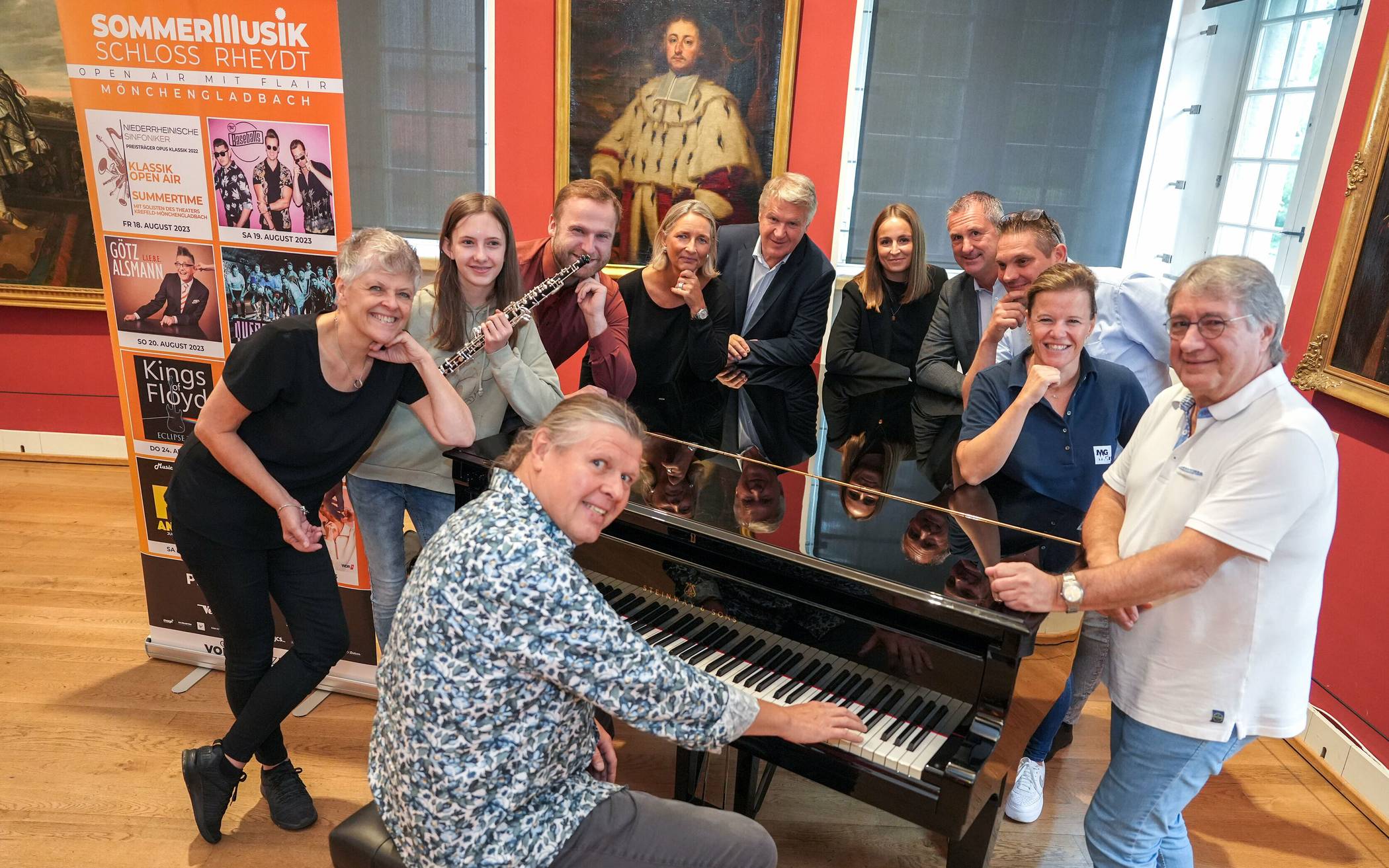 Für die SommerMusik Schloss Rheydt ist