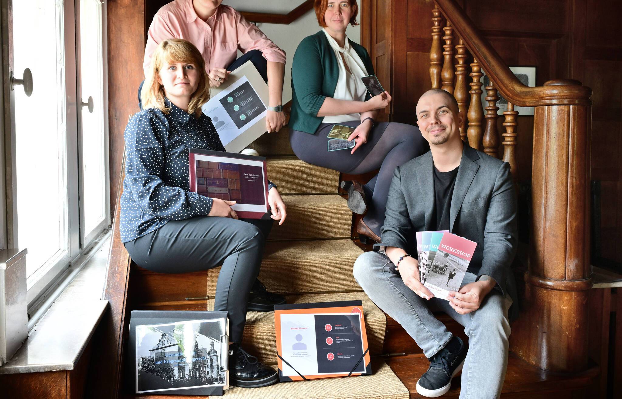 Stellen die neuen Workshops vor: (links)