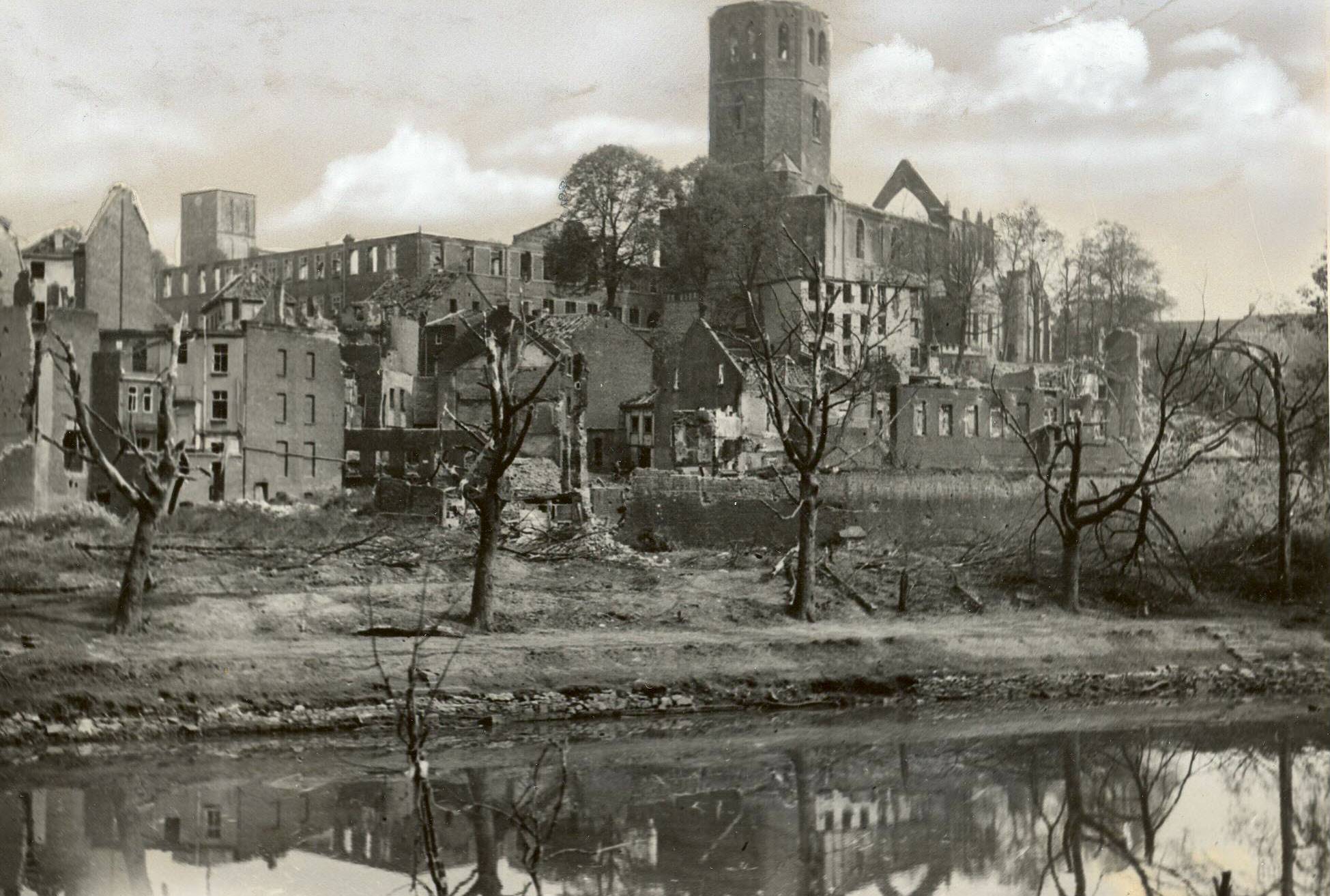 Der Geroplatz ein Trümmerfeld. Auch das