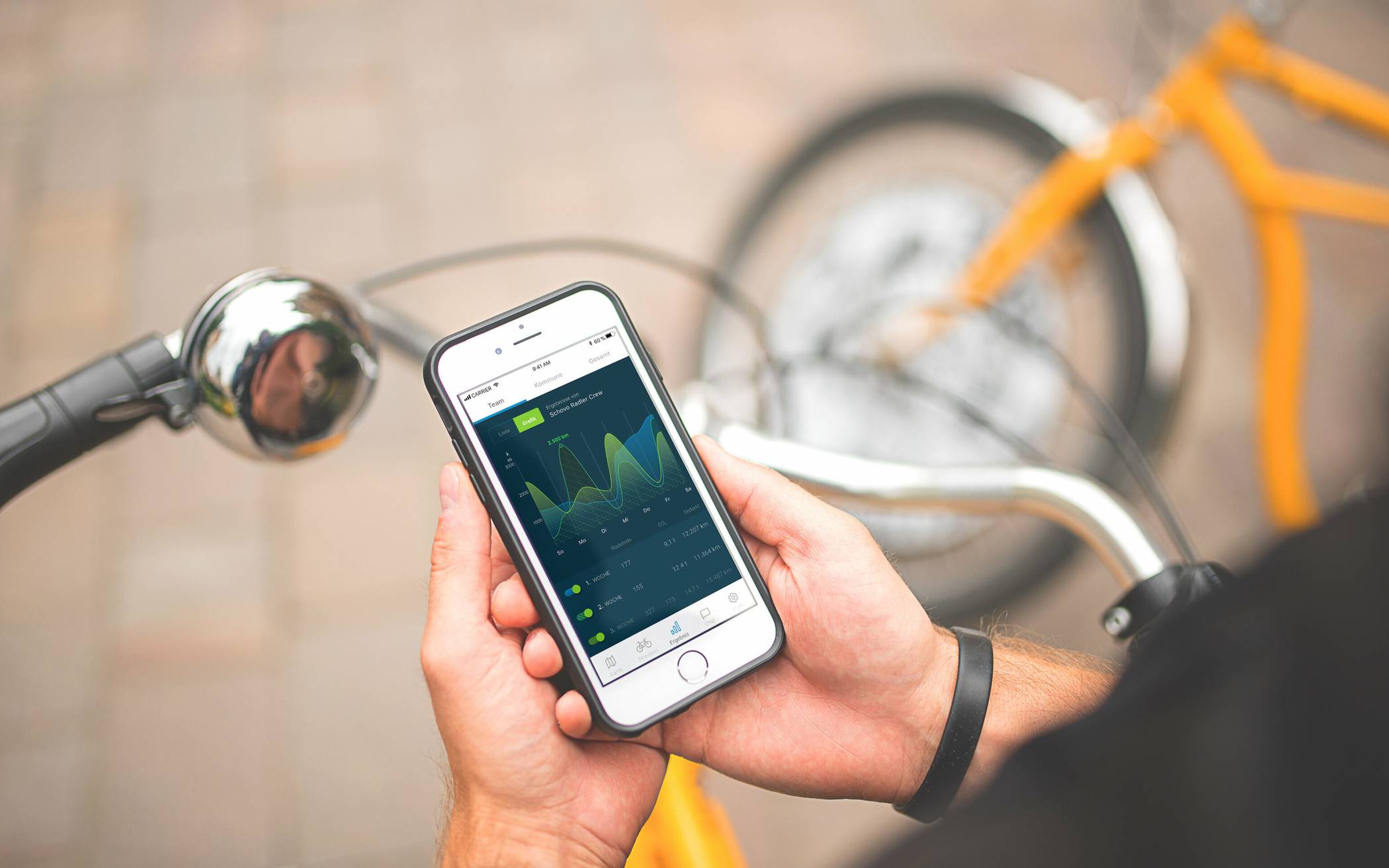 Stadtradeln: In der App und auf der Website können gefahrene Kilometer noch bis zum kommenden Sonntag nachgetragen werden.  Foto: Stadtradeln/Klima-Bündnis