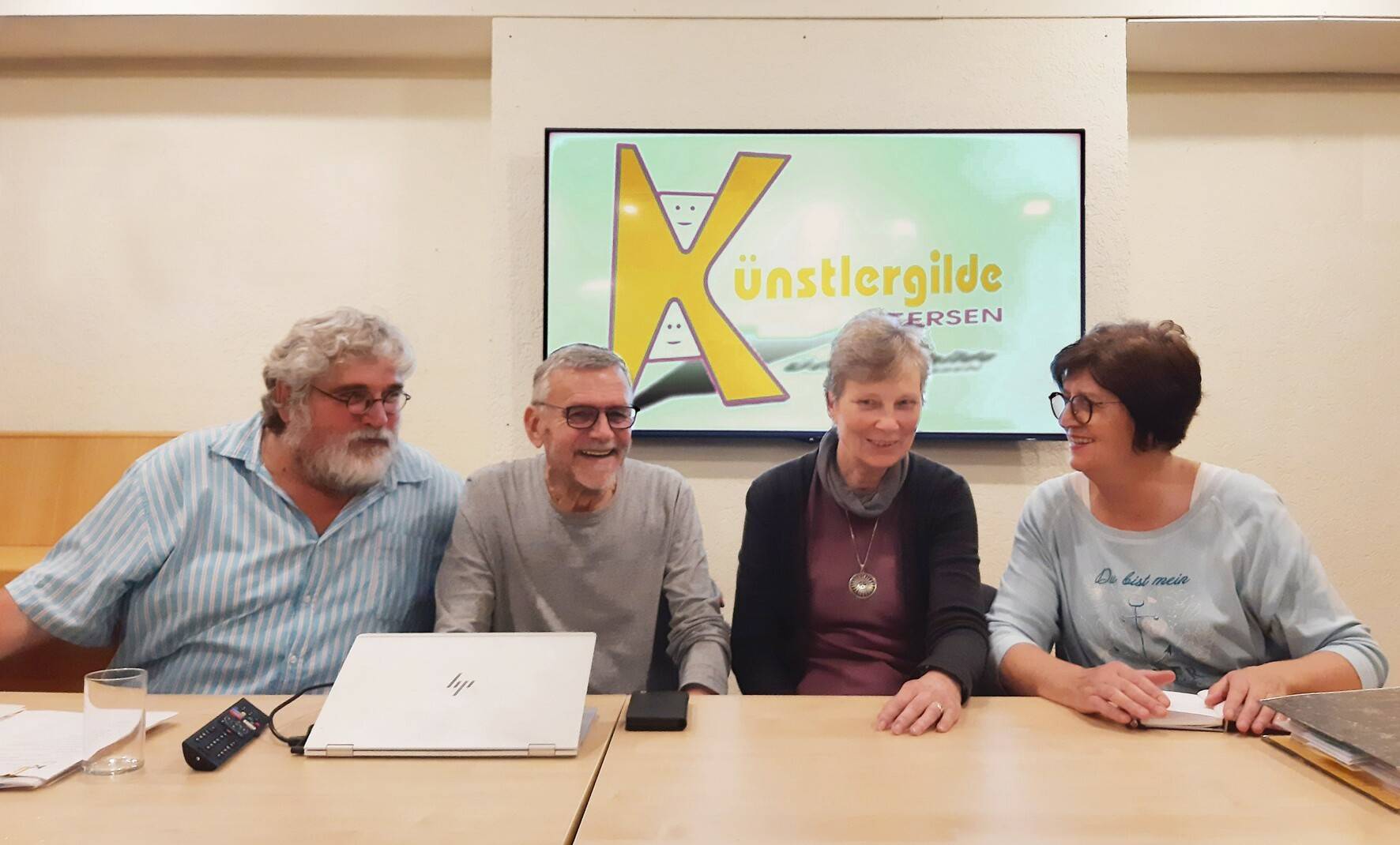 Vorstandswahlen bei der Künstlergilde Neersen (von