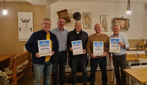 Bei der Jahreshauptversammlung von Blau-Weiß Concordia Viersen gab es Ehrungen.