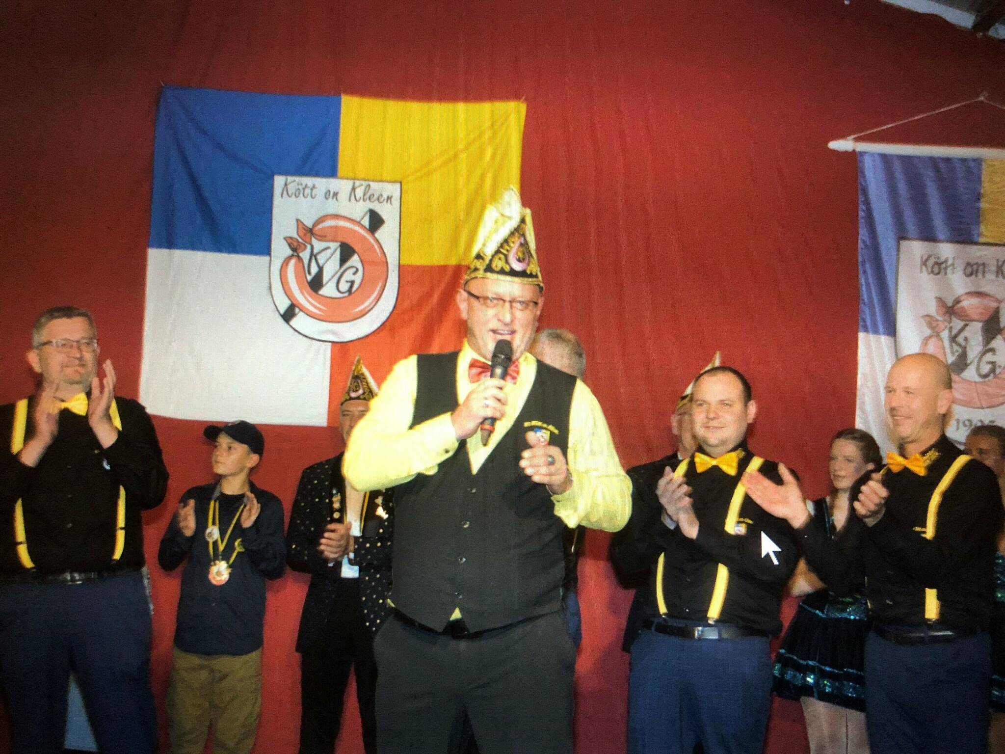 Andreas V. Prinz der freien Herrlichkeit sprach zum närrischen Volk.