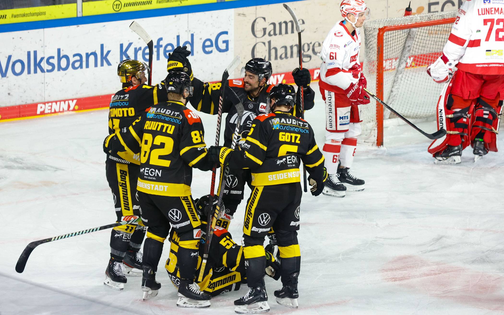 Pinguine unterliegen „Roten Teufeln“ nach schwacher Vorstellung